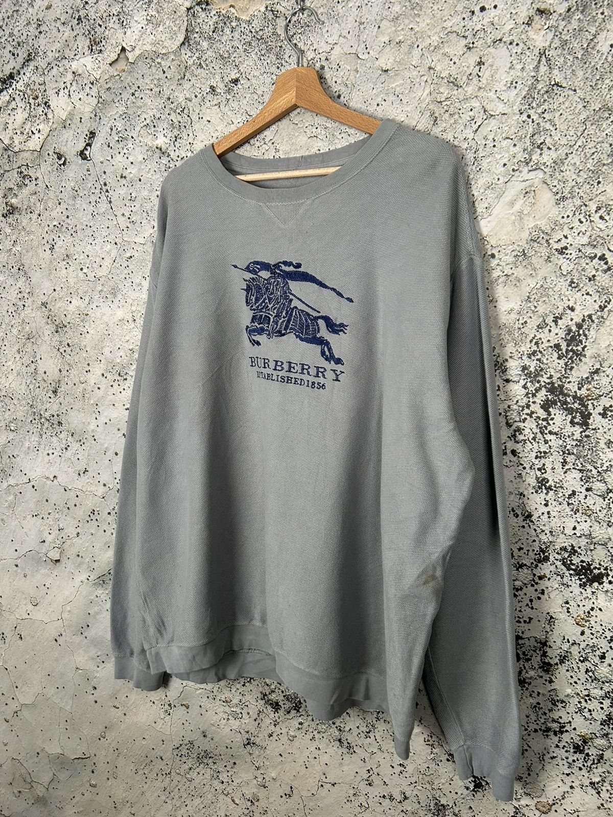 Burberry Vintage Burberry’s Archive Logo Crewneck 90s Designer Rare Size US L / EU 52-54 / 3 - 2 Thumbnail