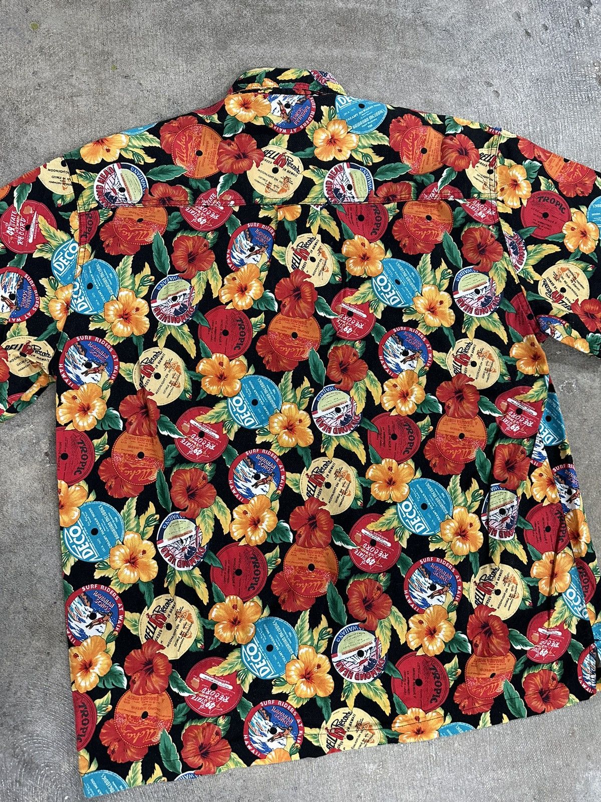 Vintage Vintage 90s High Seas All Over Print Hawaiian Button Up Size US L / EU 52-54 / 3 - 6 Thumbnail