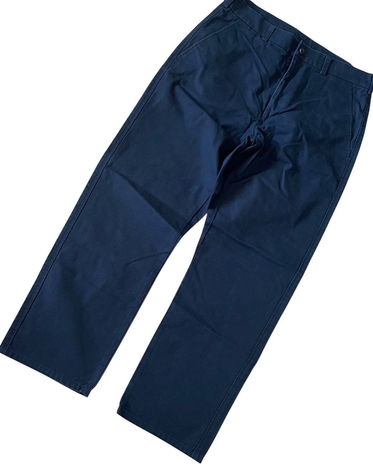 Comme des Garcons Cdg homme AD2002 dark navy straight trousers Size US 32 / EU 48 - 2 Thumbnail