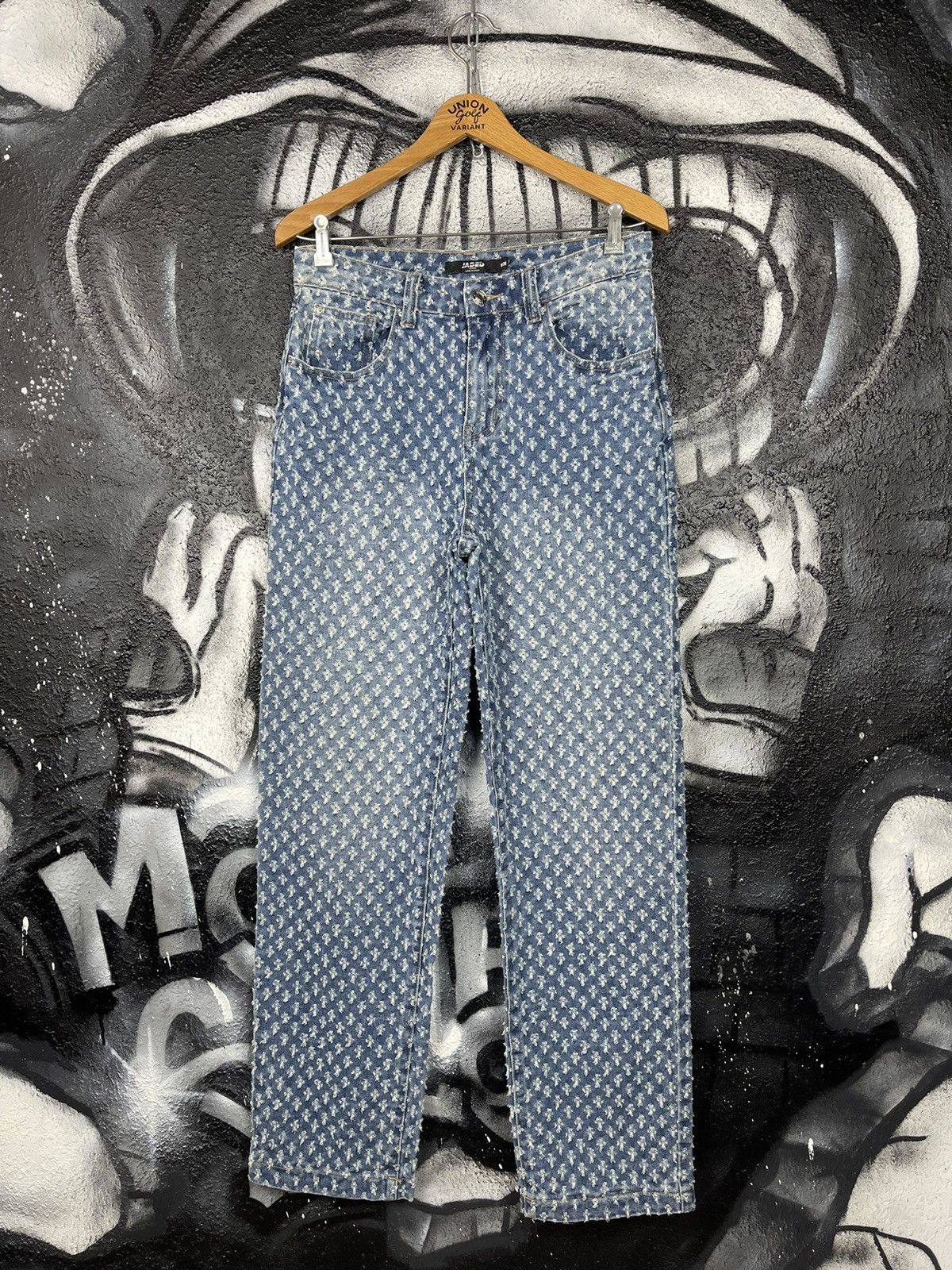 Jaded London Jaded London Distressed Pull Texture Baggy Fit Jeans Men’s Size US 30 / EU 46 - 2 Thumbnail