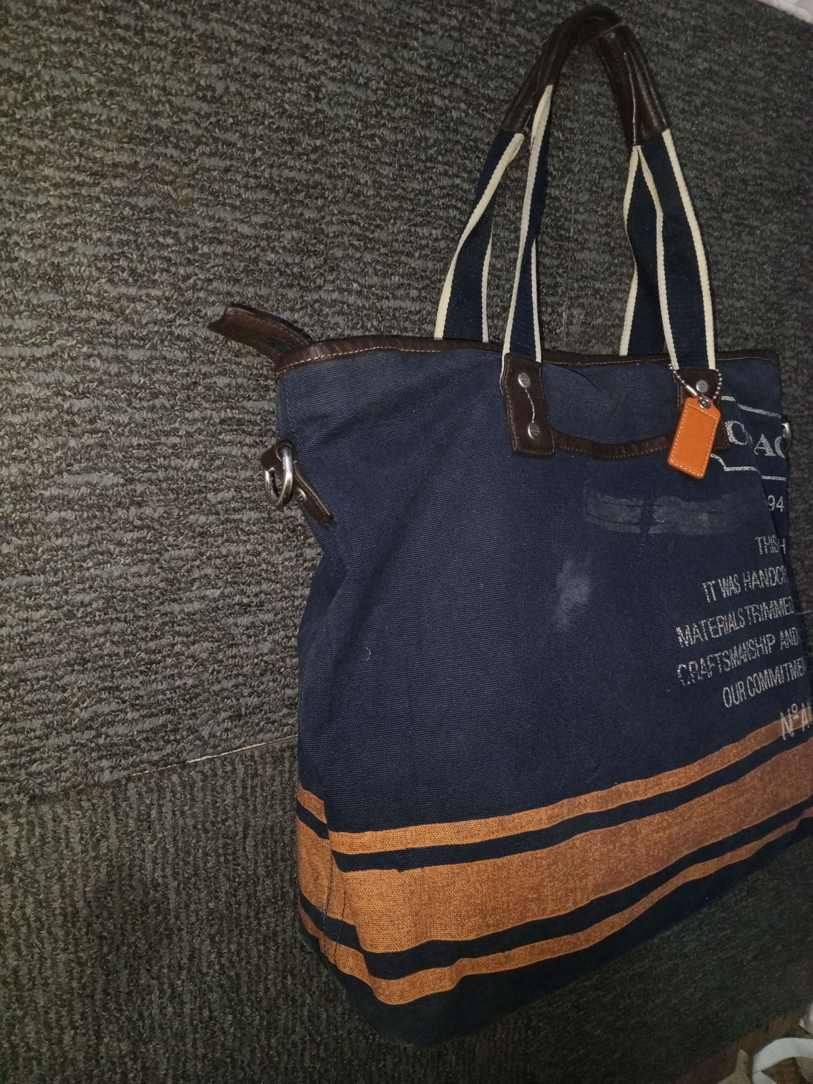 Coach COACH EST.1941 CANVAS TOTE BAG Size ONE SIZE - 2 Thumbnail