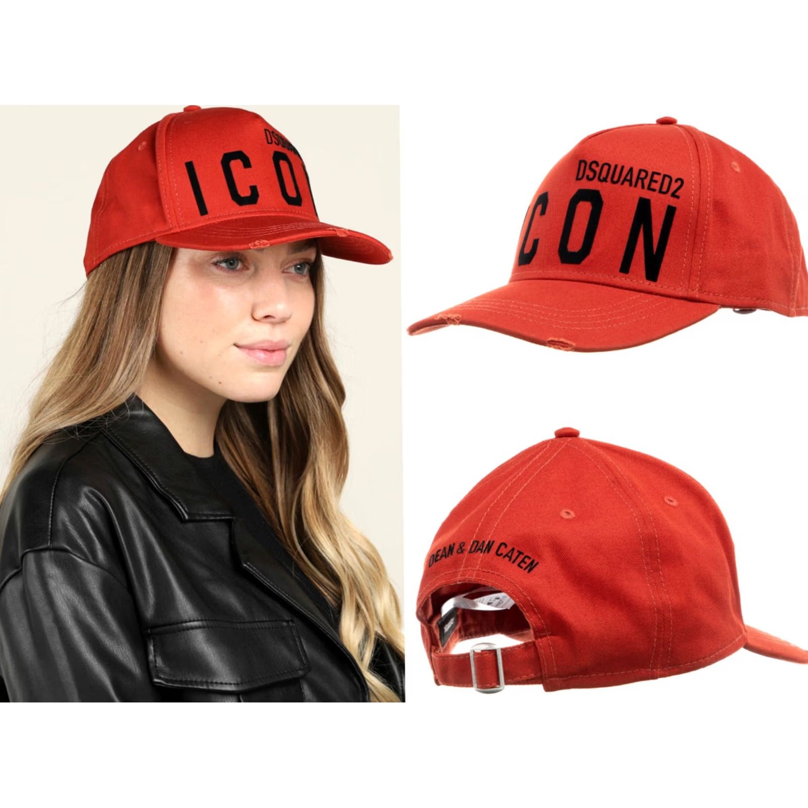 Dsquared2 DSQUARED2 BE ICON BE COOL Baseball Cap Trucker Hat New Size ONE SIZE - 6 Thumbnail