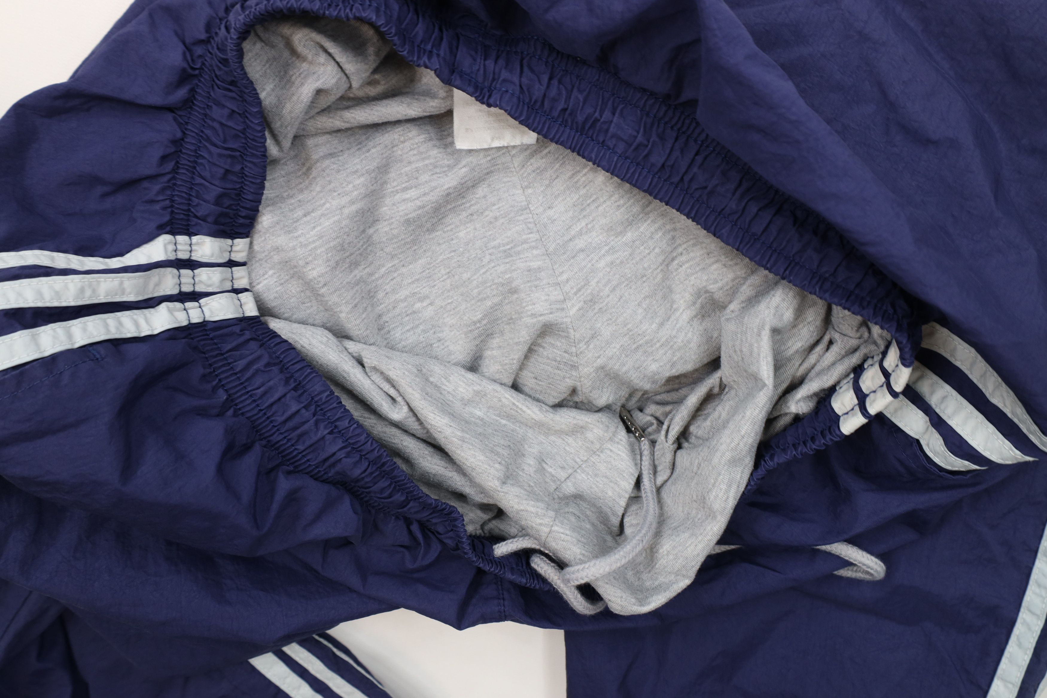 Adidas × Vintage Vintage 90s Adidas Cuffed Nylon Windbreaker Joggers Pants Size US 36 / EU 52 - 10 Thumbnail