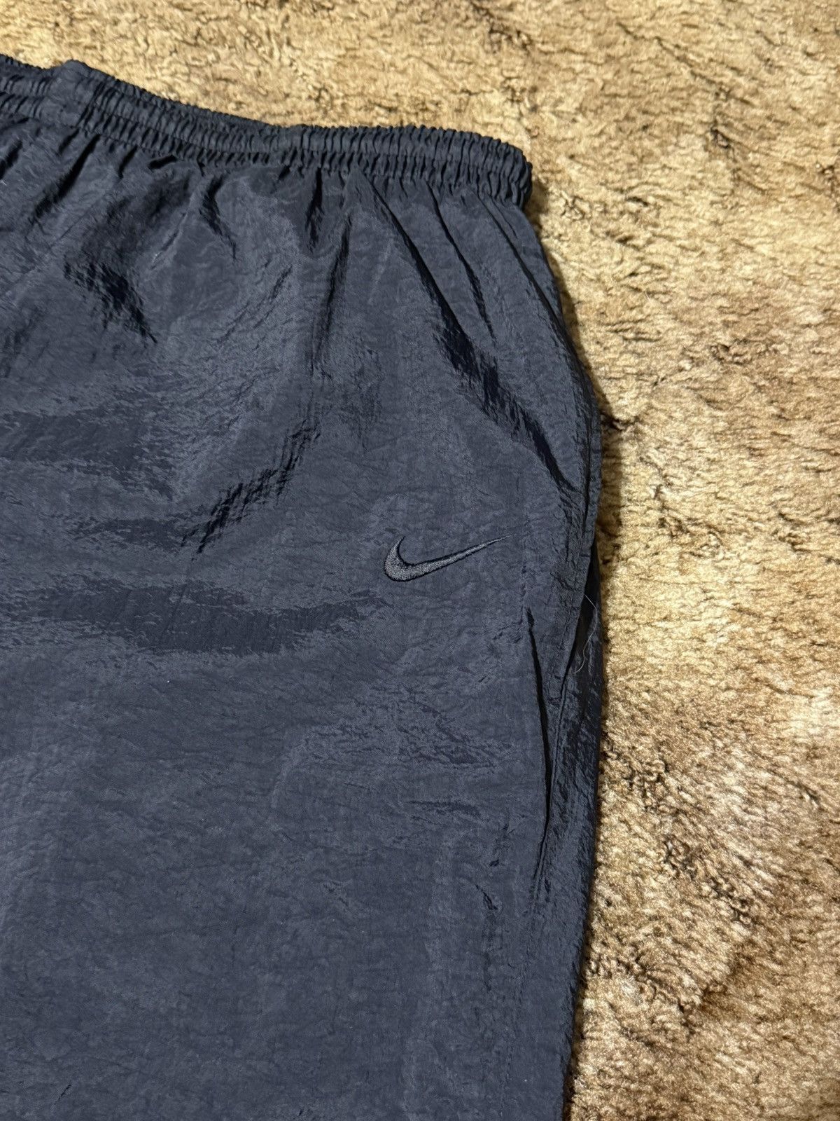 Nike Vintage 90s Nike Sweatpants Joggers Black XLarge Size US 30 / EU 46 - 2 Thumbnail