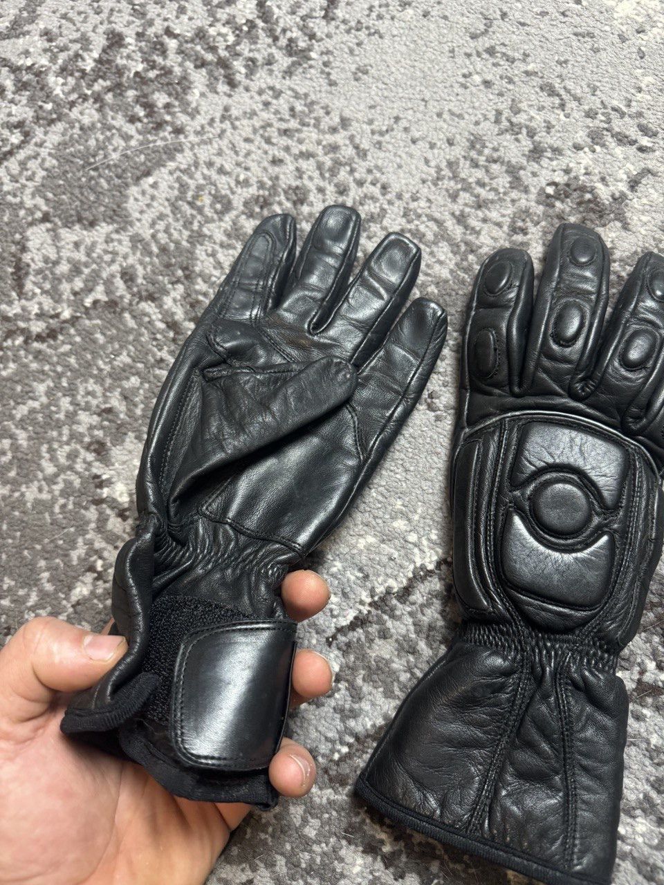 Leather × Vintage Vintage Y2K Leather Motorcycle Opium Owens Style Gloves Size ONE SIZE - 6 Thumbnail