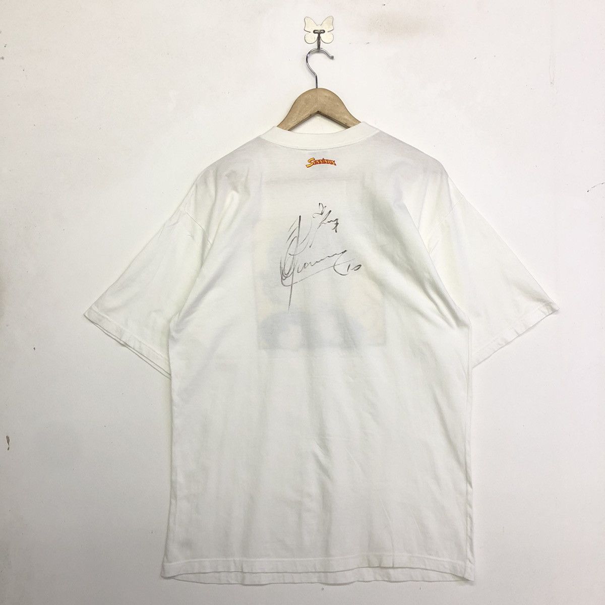 Formula 1 × Vintage Vintage 94 Aryton Senna Grafiti Tshirt Size US L / EU 52-54 / 3 - 8 Thumbnail