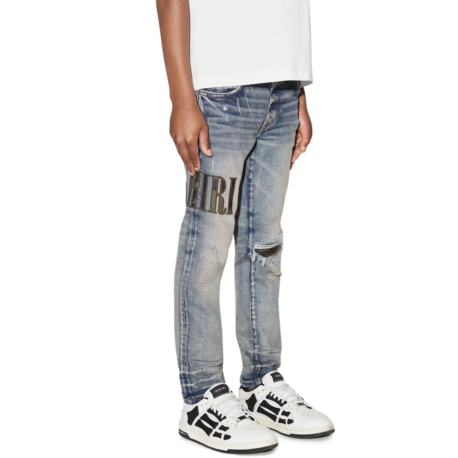 Amiri o1gr1nt0924 Core Applique in Clay Indigo Size US 32 / EU 48 - 2 Thumbnail