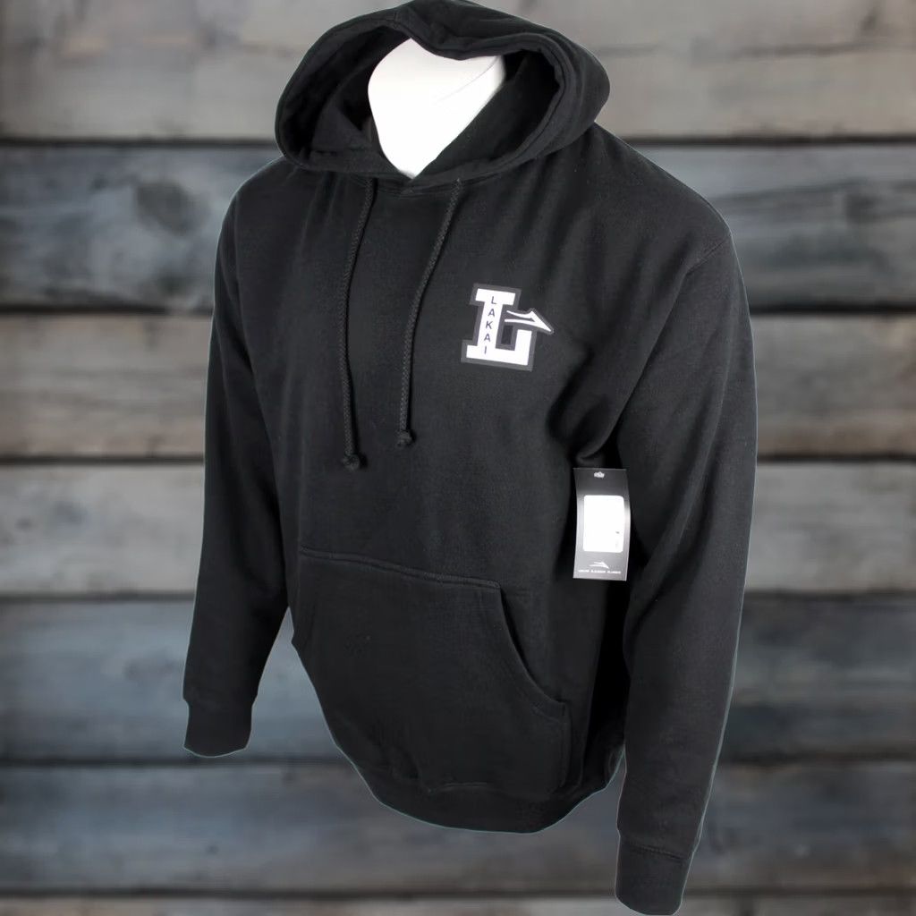 Lakai VINTAGE Lakai Zumiez Men's Hoodie Letterman Pullover Sweatshirt S Black Size US S / EU 44-46 / 1 - 1 Thumbnail