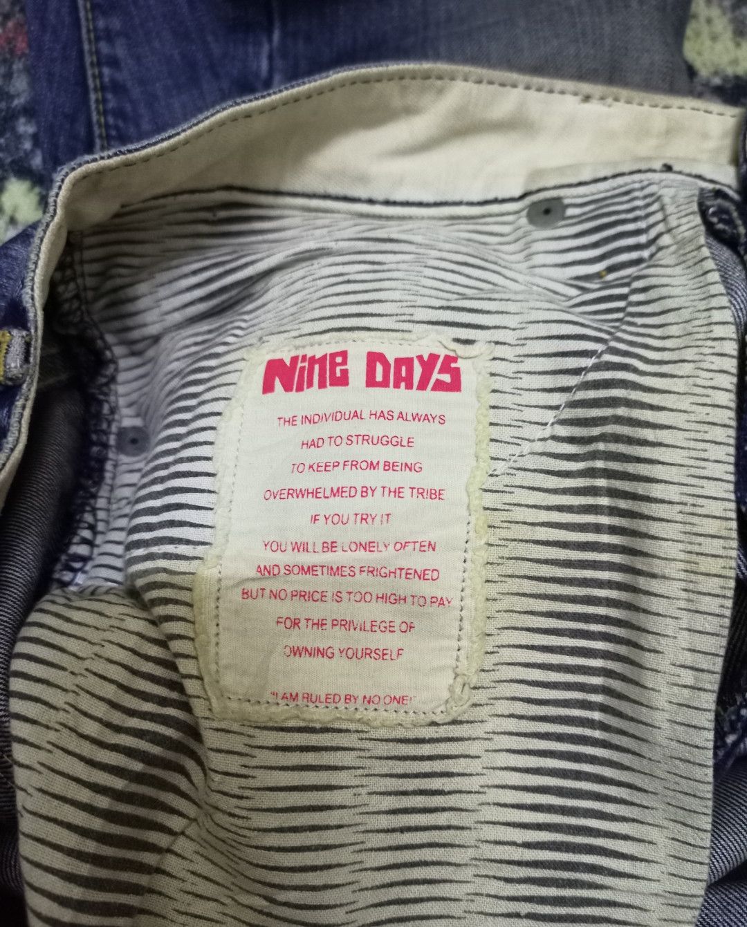 Designer Nine Days The Misfit denim Size US 34 / EU 50 - 3 Thumbnail