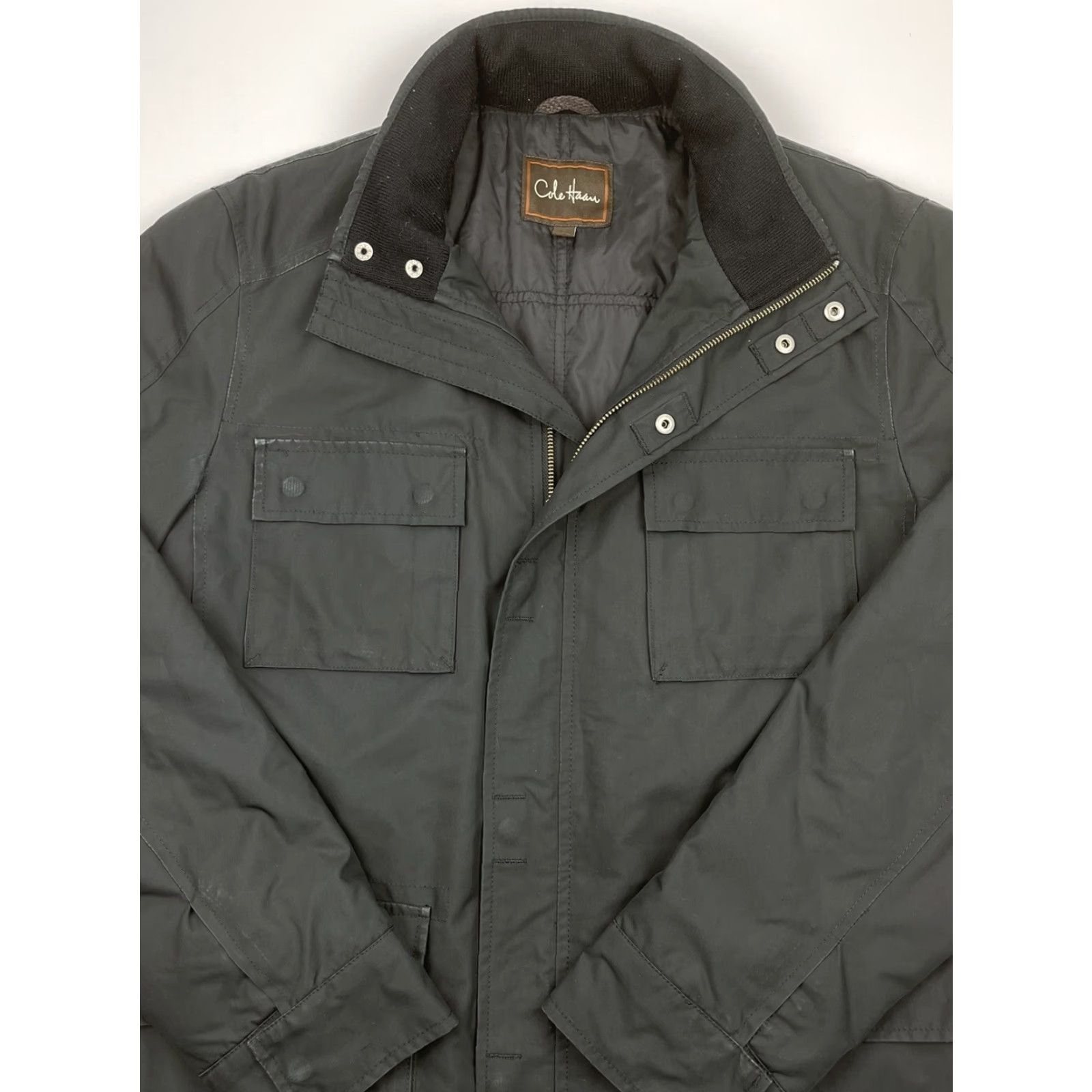 Cole Haan Cole Haan Signature Mens Coat Jacket Quilted Lined Insulated Black Sz S Size US S / EU 44-46 / 1 - 2 Thumbnail