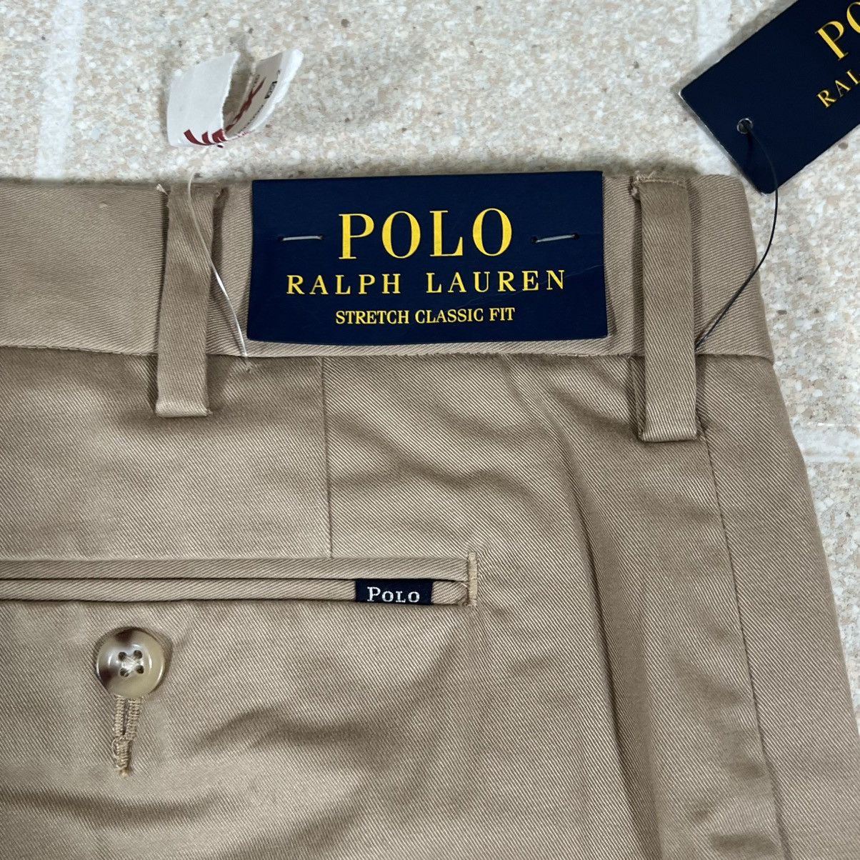 Polo Ralph Lauren NWT POLO RALPH LAUREN Chino Pants Khaki Stretch Straight Fit Size 40 - 5 Thumbnail