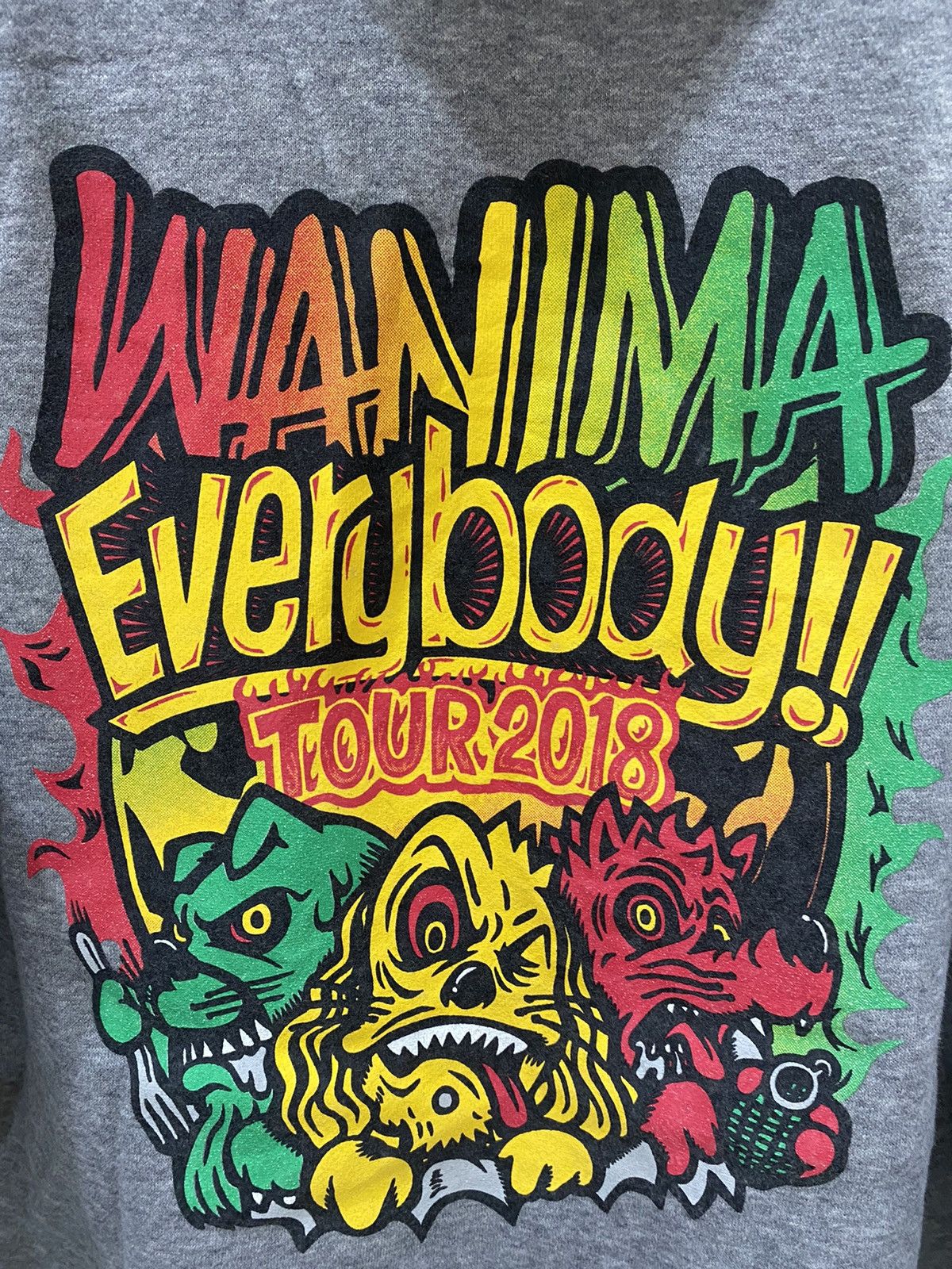 Band Tees ✅ WANIMA hoodies Japanese punk rock band tour sweater Size US M / EU 48-50 / 2 - 5 Thumbnail