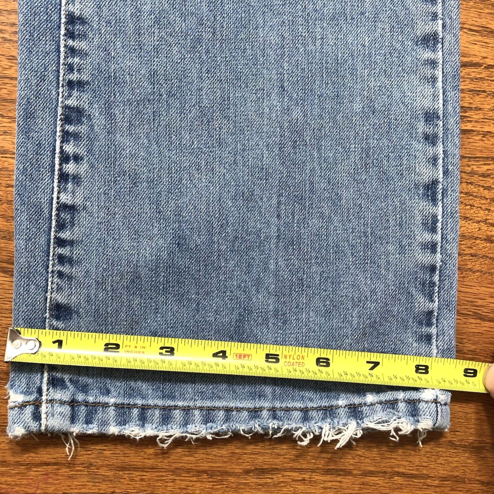 Calvin Klein VINTAGE Calvin Klein Jeans Bootcut Womens 6 Inseam 29 Light Blue Stone Wash 90s 80s USA Denim 100% Cotton Regulars Boys Girls Mens Womens Size 28" / US 6 / IT 42 - 6 Thumbnail