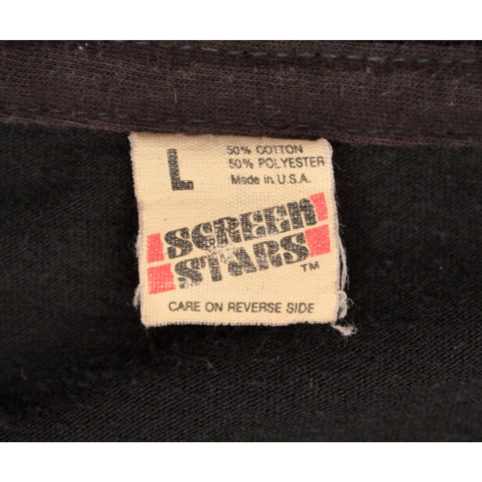 Harley Davidson Harley-Davidson VTG 80s Bikers TShirt Black XL Mens Graphic Tee Vintage 80s T-Shirt Harley-Davidson Size US L / EU 52-54 / 3 - 3 Thumbnail