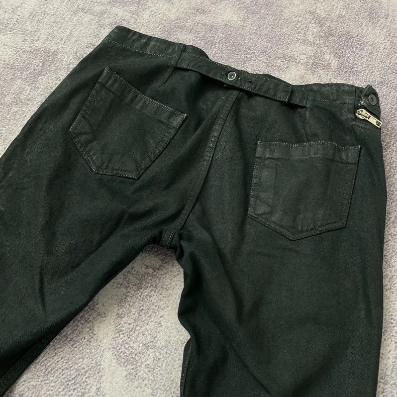 Rick Owens Rick Owens size XL Air Cut zippered waxed denim pants Size 40" / US 18 - 4 Thumbnail