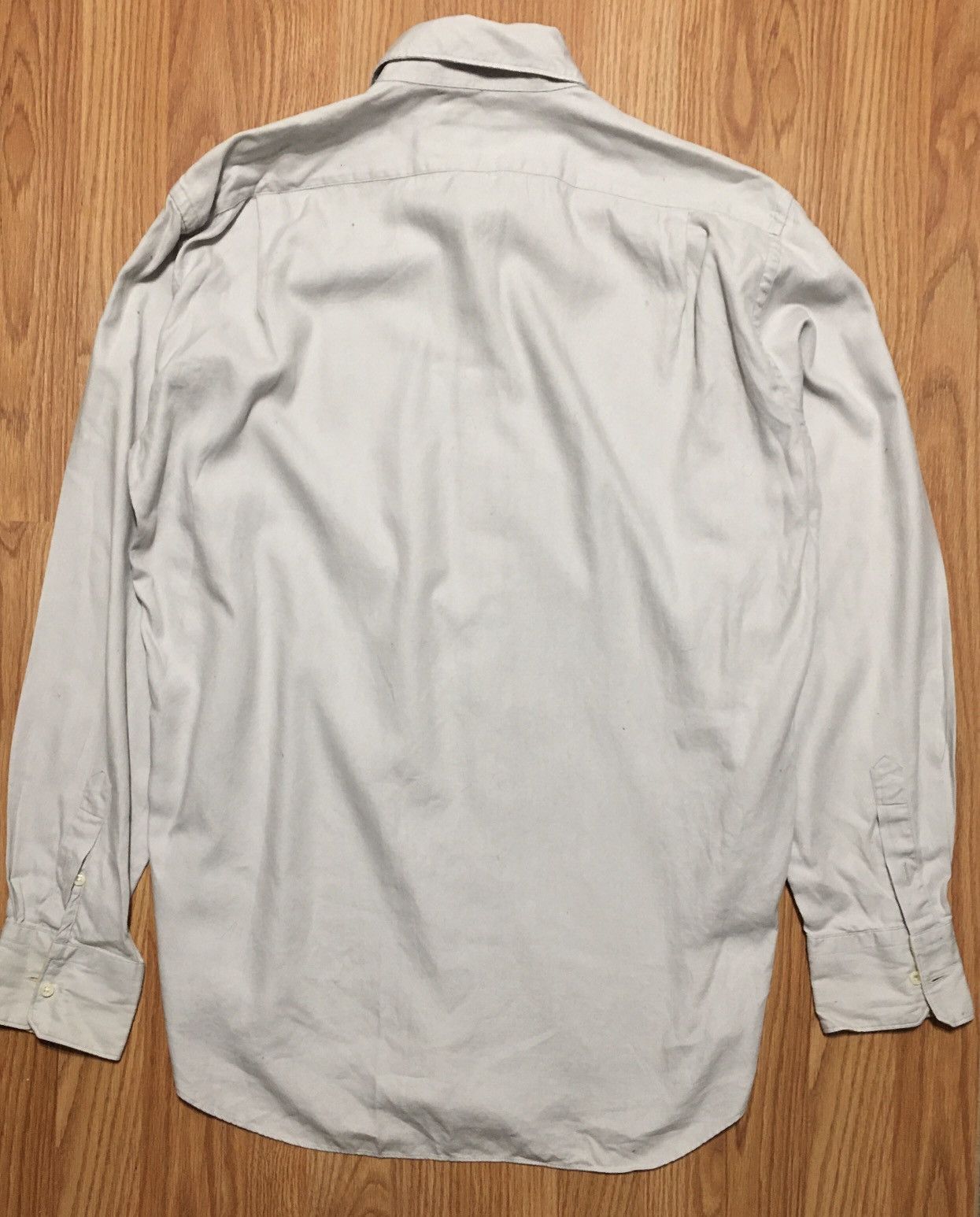 Emmett EMMETT London Light Grey Cotton Classic Men Shirt Size L Size US L / EU 52-54 / 3 - 5 Thumbnail