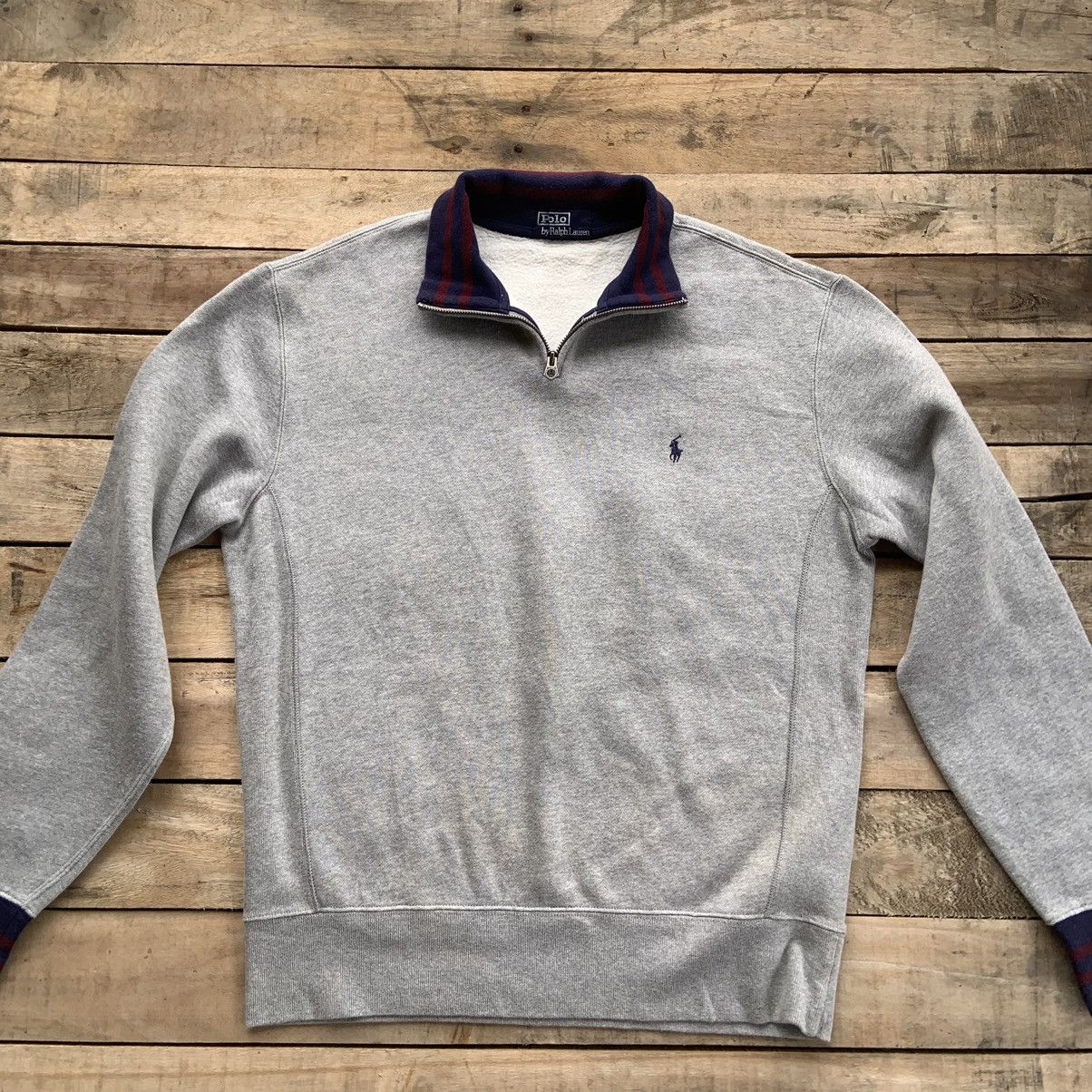 Polo Ralph Lauren Vintage Polo Ralph Lauren Sweatshirt HalfZipper Size US S / EU 44-46 / 1 - 5 Thumbnail