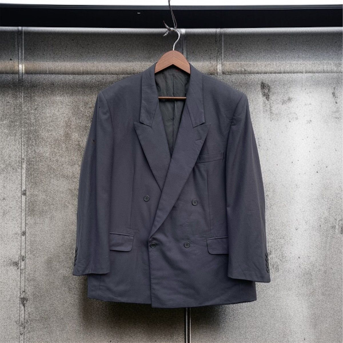 Christian Dior Monsieur 🔥Vintage Christian Dior Men's Double Breasted Suit Jacket Size US L / EU 52-54 / 3 - 1 Thumbnail