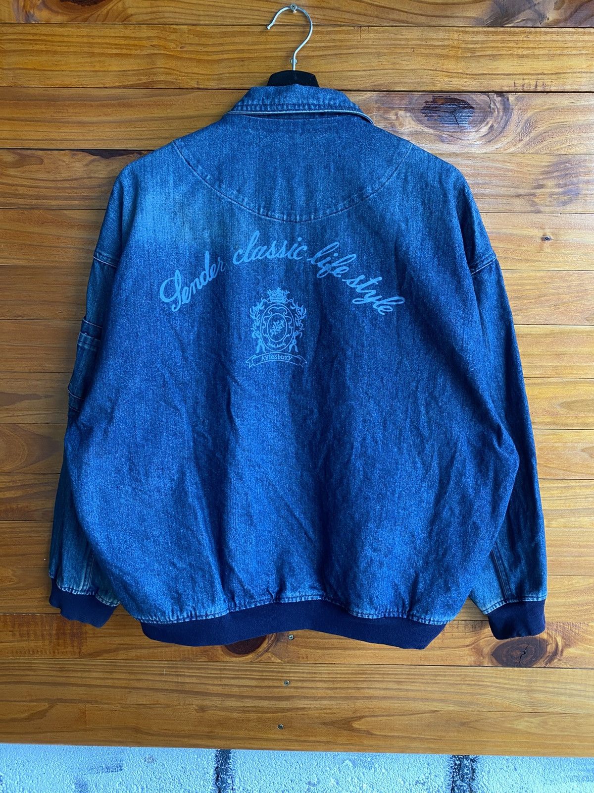 Japanese Brand Vintage Aylesbury Denim Jacket – Casual Outerwear London Size US L / EU 52-54 / 3 - 11 Thumbnail