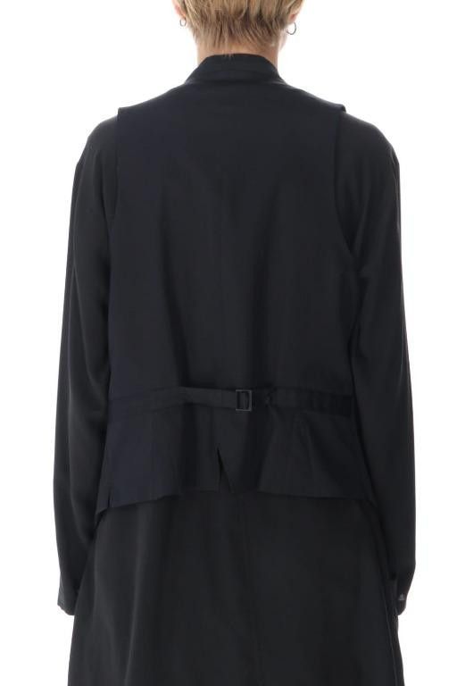 Yohji Yamamoto Yohji Yamamoto Pour Homme Wool 7BS Peak Lapel Tailored Vest Size US M / EU 48-50 / 2 - 10 Thumbnail
