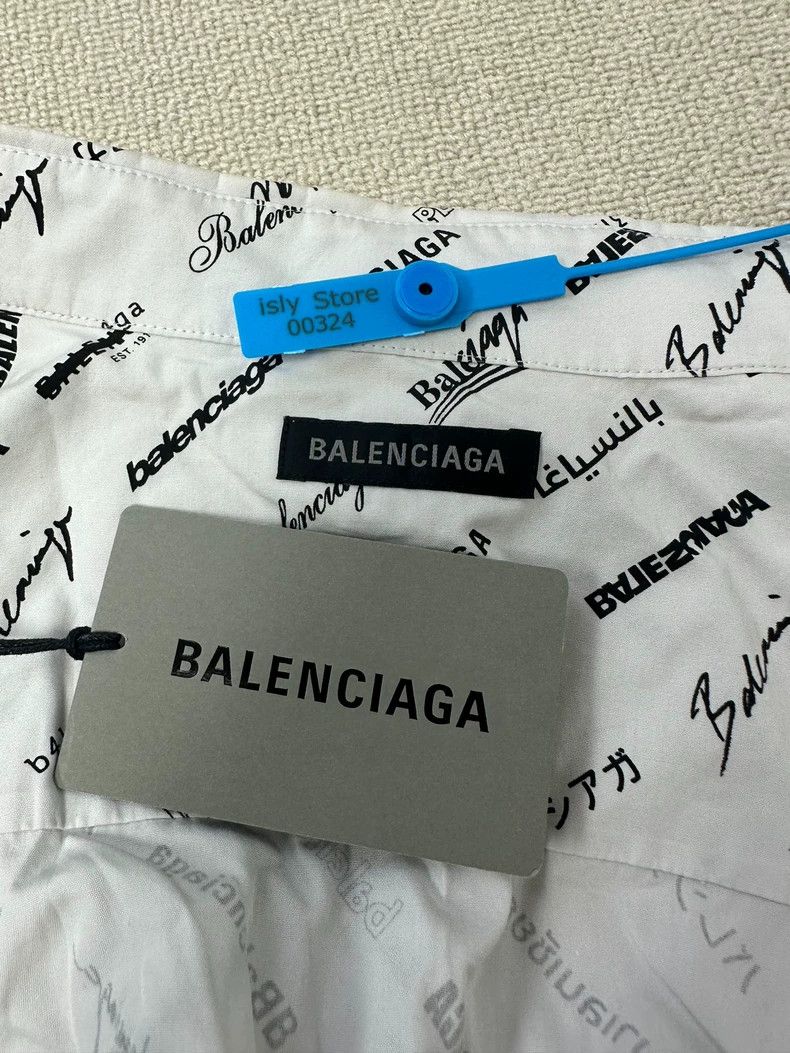 Balenciaga Balenciaga size 38 A shirt jacket full of bullet screen Size US M / EU 48-50 / 2 - 3 Thumbnail