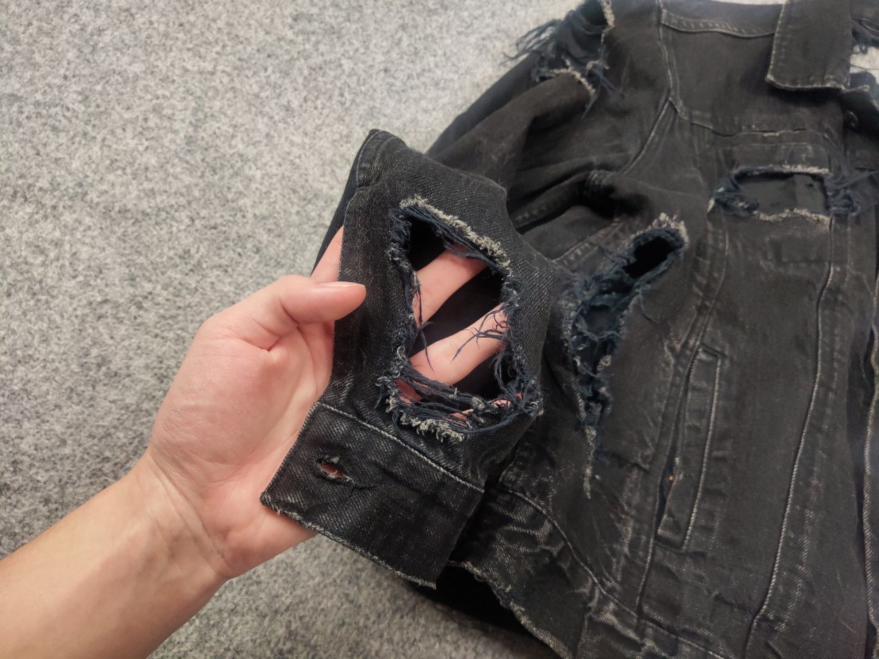 Misbhv Misbhv Design Distressed Denim sonic you Black Jacket Size US M / EU 48-50 / 2 - 15 Thumbnail