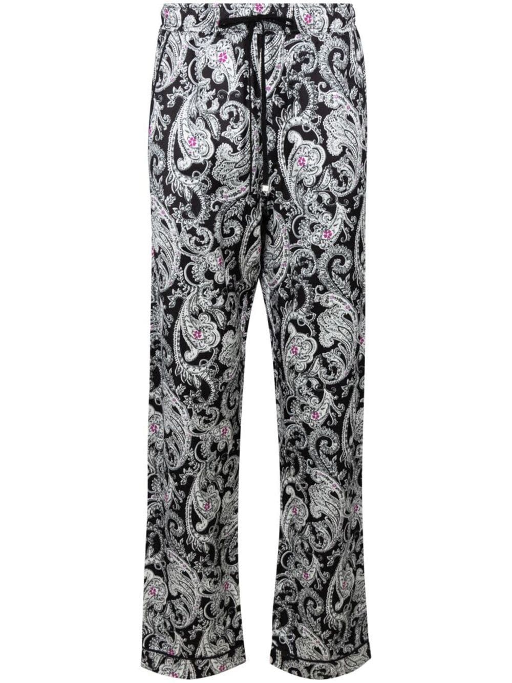 o1gr1nt1024 Paisley PJ Pant in Black White
