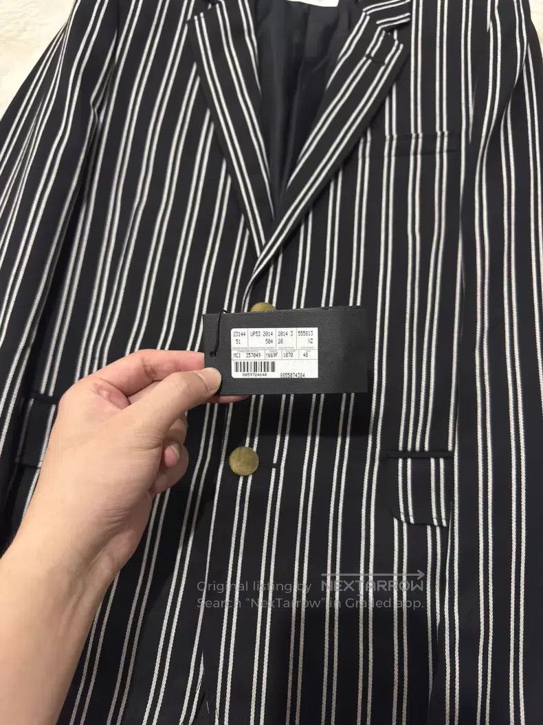 Saint Laurent Paris Saint Laurent Paris Gold Button Striped Men's Suit i Size US M / EU 48-50 / 2 - 2 Thumbnail