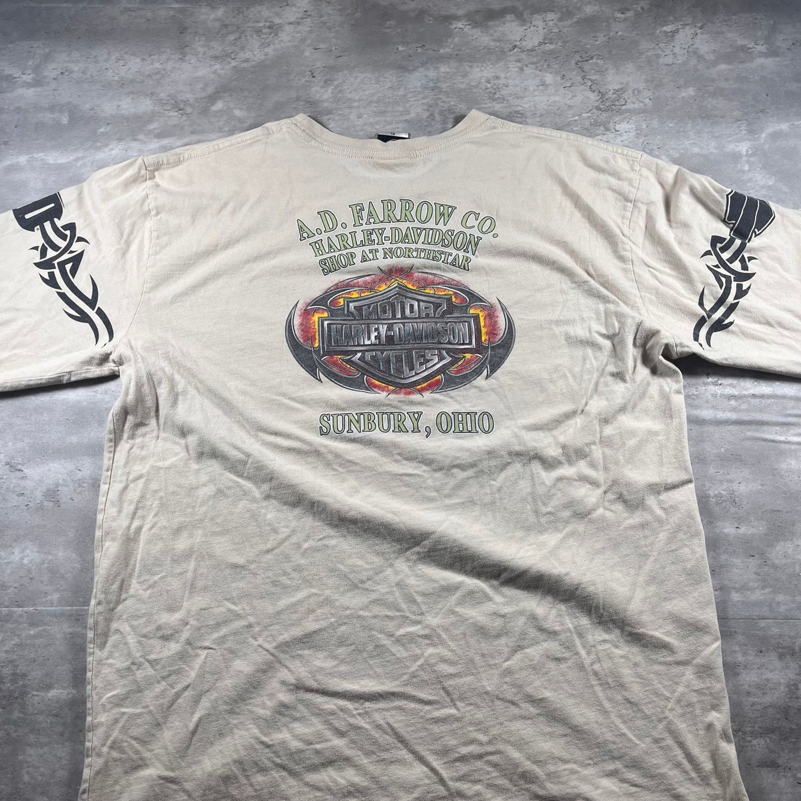 Harley Davidson Y2K Harley Davidson long sleeve Size US XL / EU 56 / 4 - 1 Thumbnail