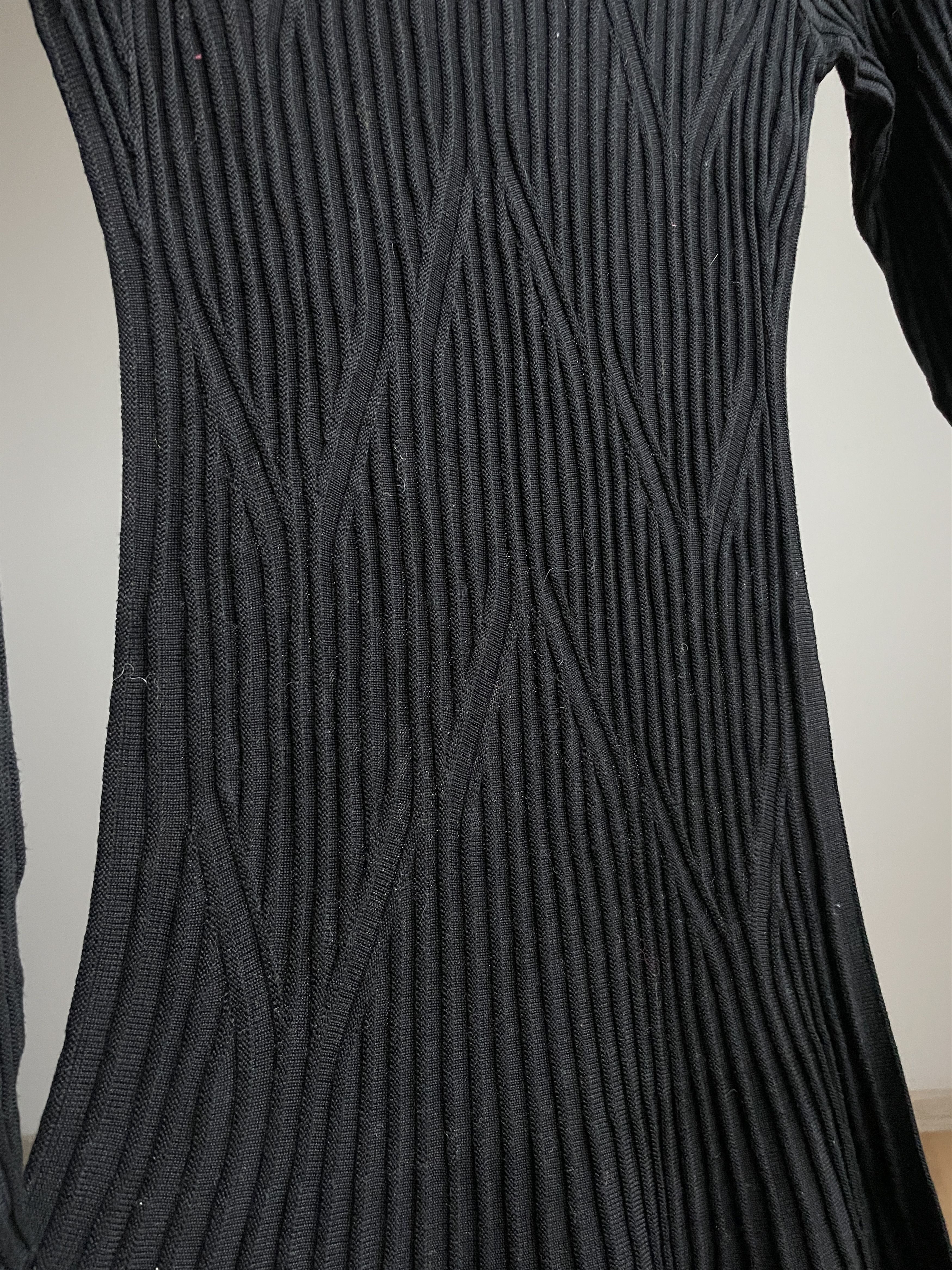 Other Peruvian Connection Pima Cotton Rib Knit Flared Dress Size XS / US 0-2 / IT 36-38 - 6 Thumbnail