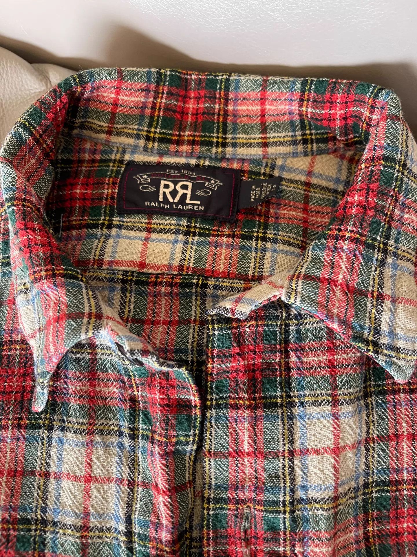RRL Ralph Lauren RRL Double RL Near Mint Western Stripe Shirt S Size US S / EU 44-46 / 1 - 3 Thumbnail
