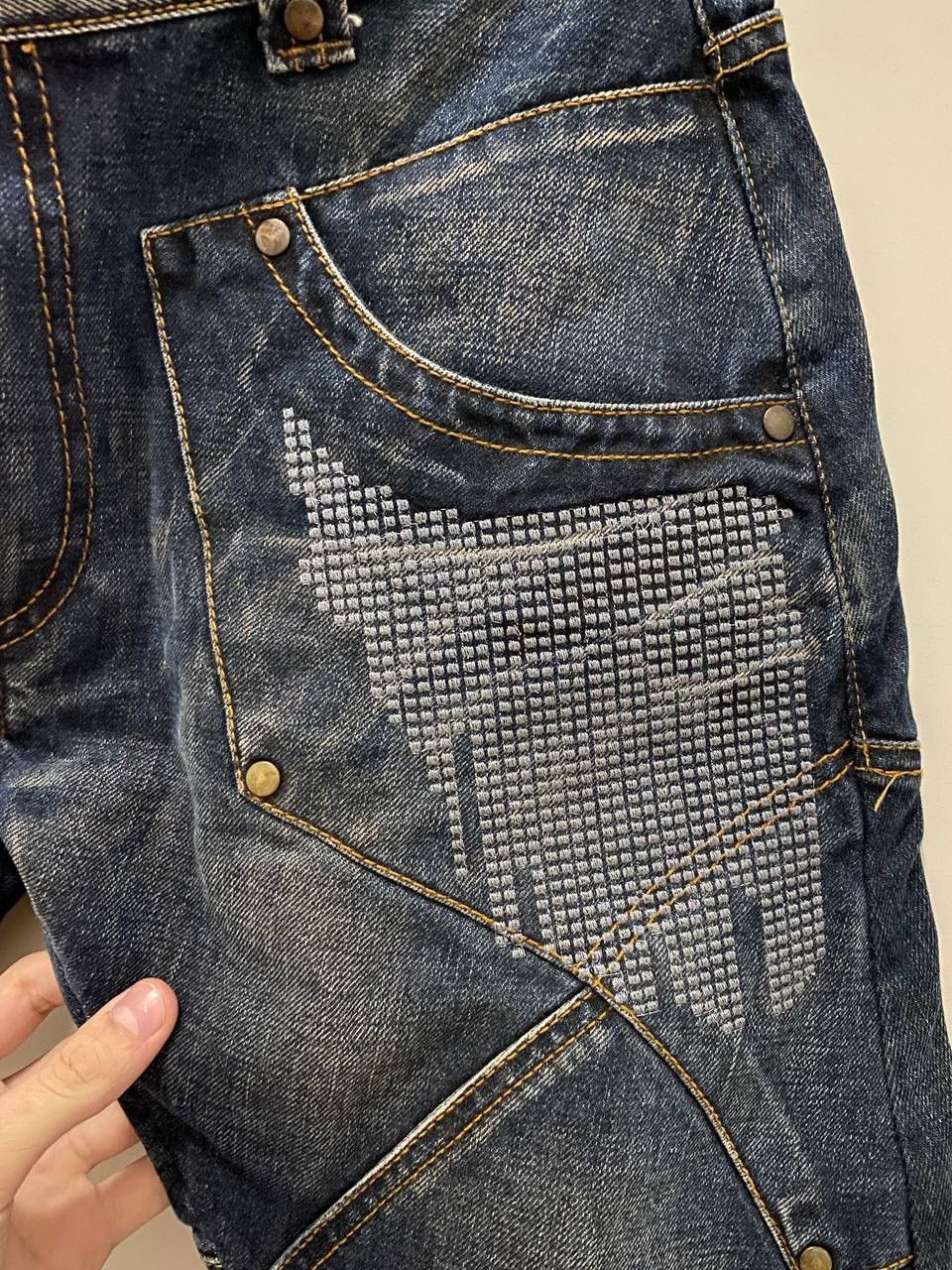 Grailed Archive Bray Jeans Detroit skeleton hands Denim Size US 31 - 13 Thumbnail