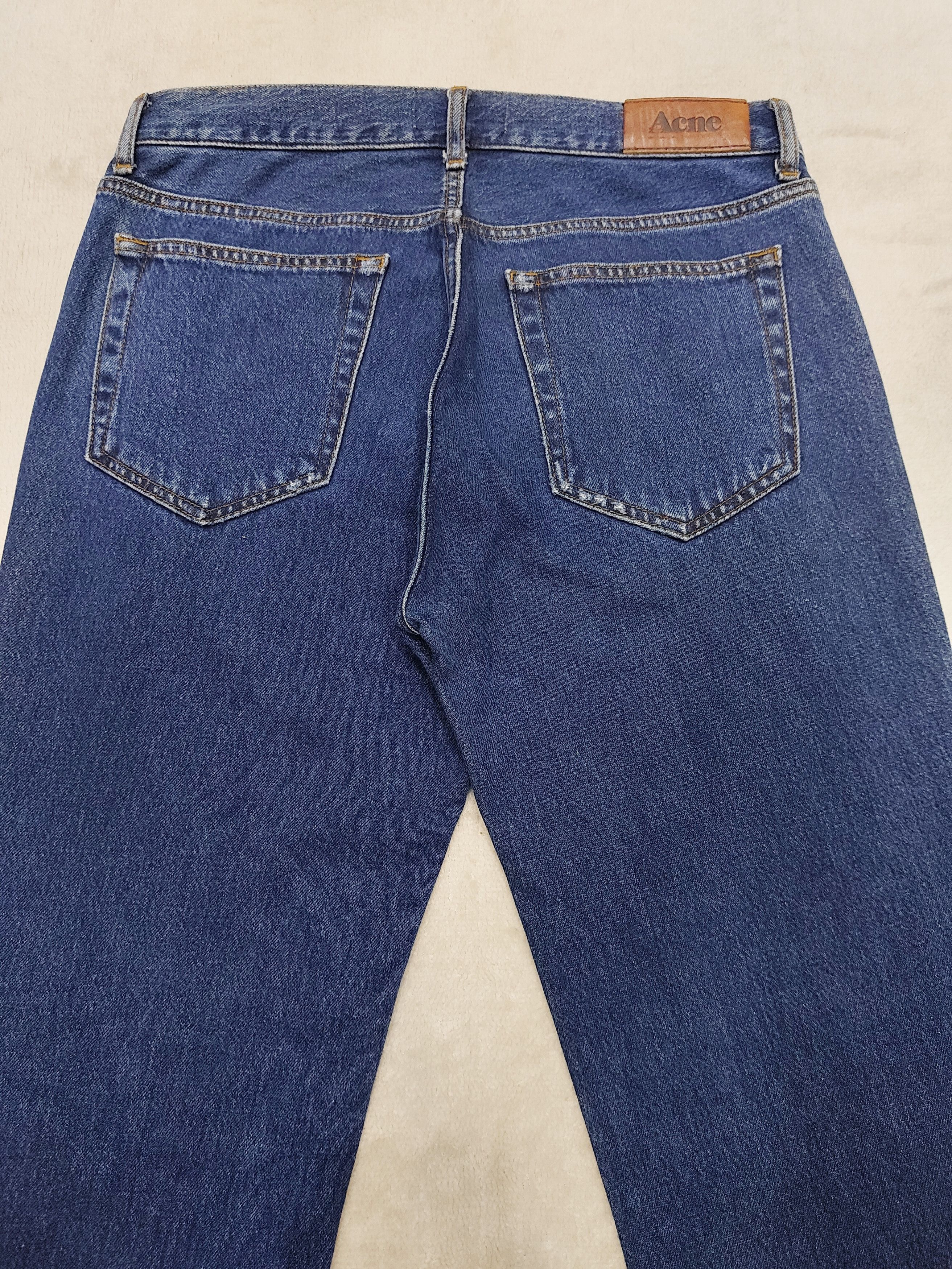 Acne Studios Acne Studios- Mic Dark Stone Slim Straight Jeans Size US 33 - 4 Thumbnail