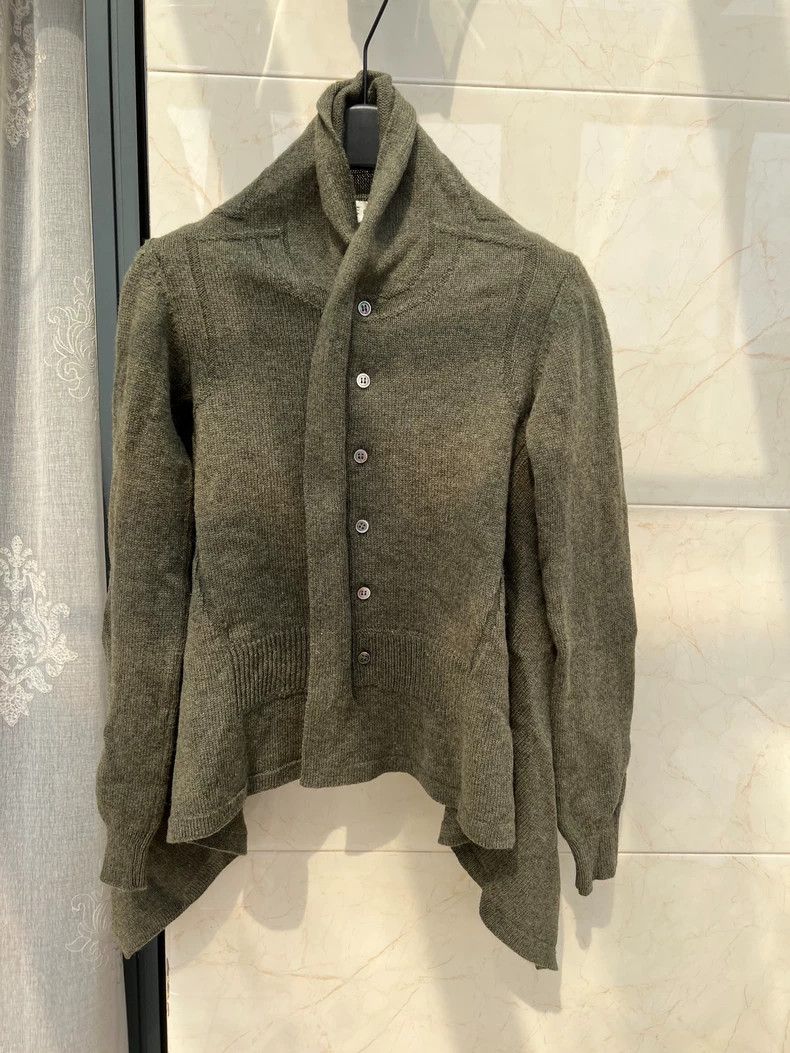Comme des Garcons Comme des Garcons Green sweater sweater Size S / US 4 / IT 40 - 2 Thumbnail