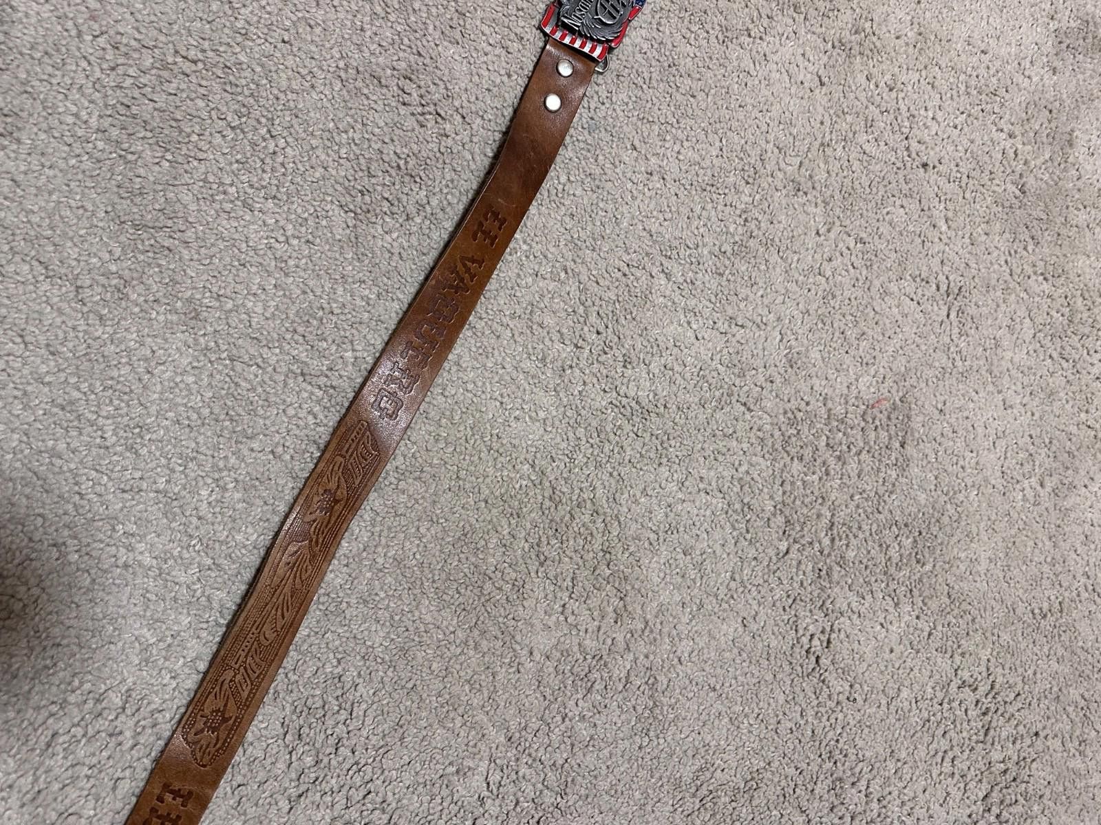 Harley Davidson Harley-Davidson Belt 1990s Stars and Stripes Harley-Davidson Size ONE SIZE - 5 Thumbnail