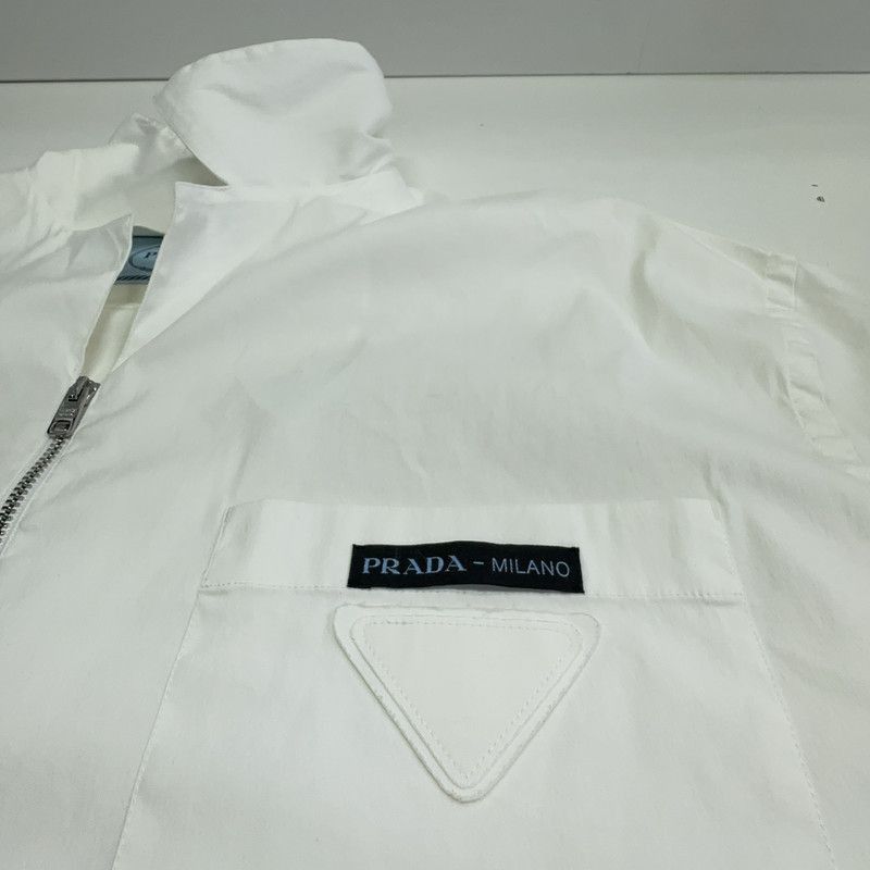 Prada Prada SS21 Logo Zip Short Sleeve Shirt-2506 Size US XL / EU 56 / 4 - 6 Thumbnail
