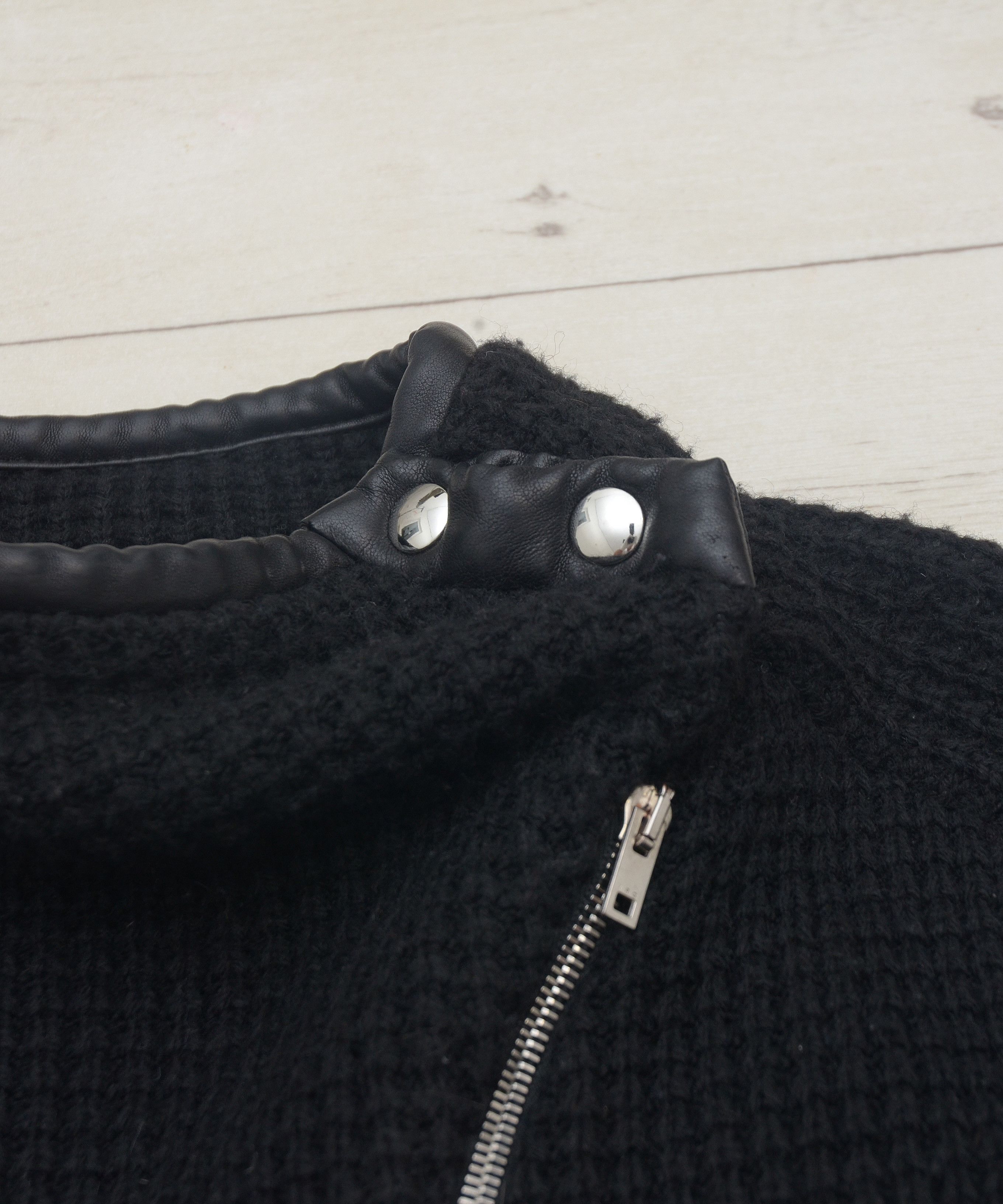 IRO Chanice Boucle Knit Jacket Chunky Wool Jacket Y2K