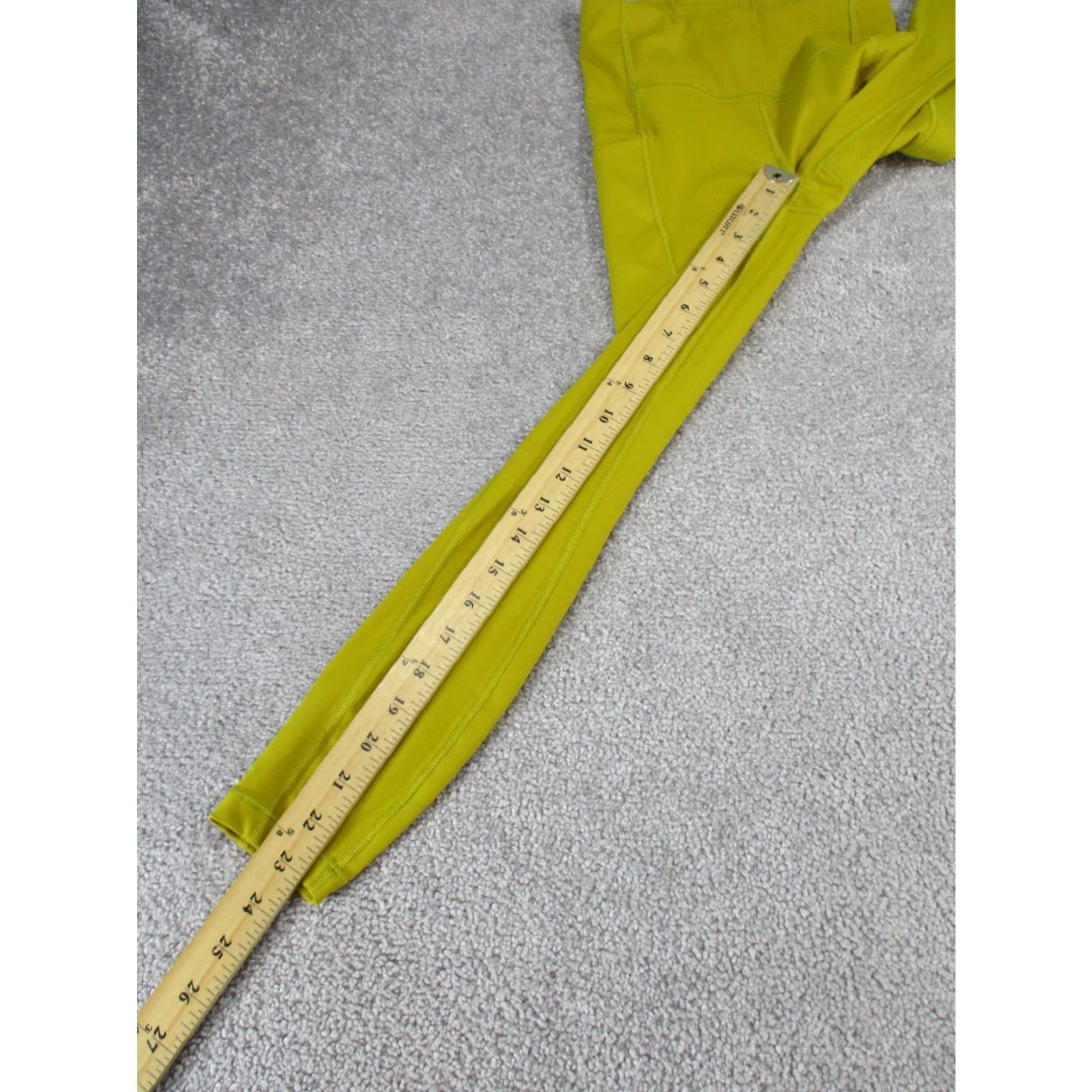 Athleta Athleta Leggings 2XS Womens 7/8 Yellow Pockets Cropped Athletic Yoga Running Gym Training Womens Size 24" / US 00 / IT 34 - 5 Thumbnail