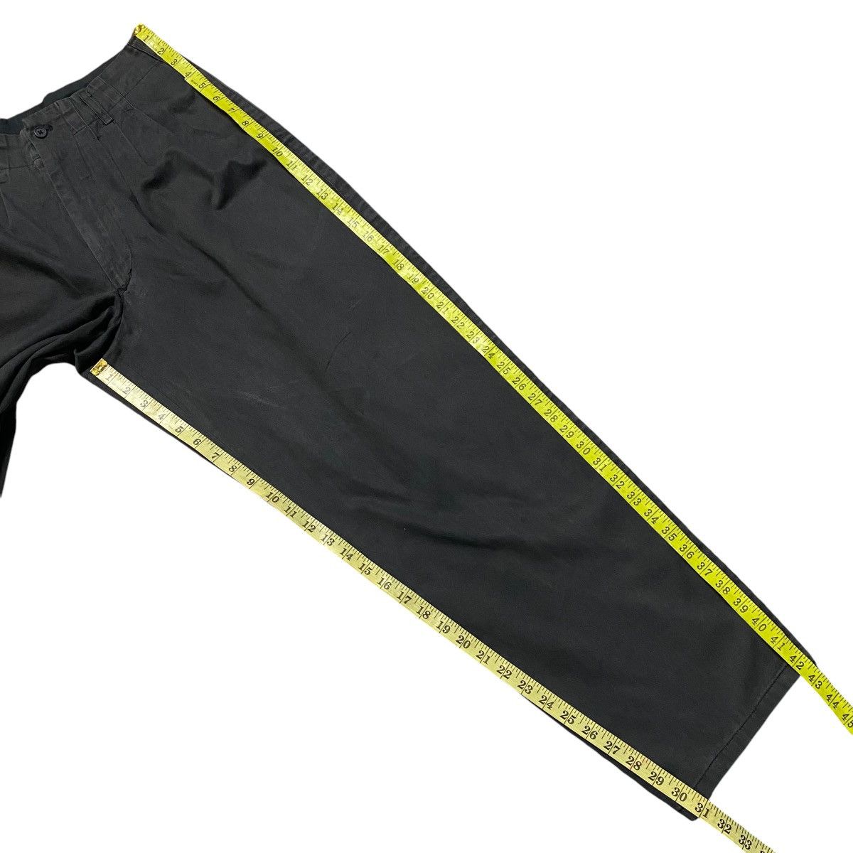 Yohji Yamamoto Vintage YS For Men Linen Baggy Pants Fade Black Size US 30 / EU 46 - 17 Thumbnail