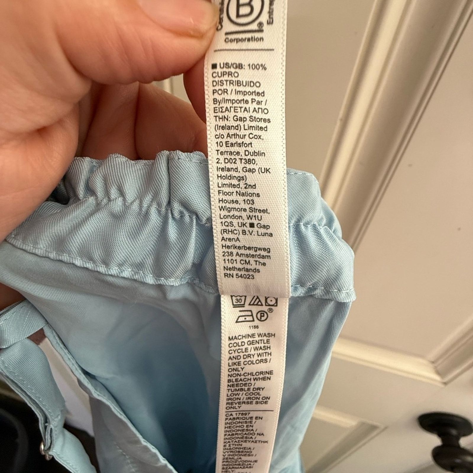 Athleta ATHLETA “Calm Cool Romper” Blue Wide Leg Jumpsuit Size M Size 28" / US 6 / IT 42 - 5 Thumbnail