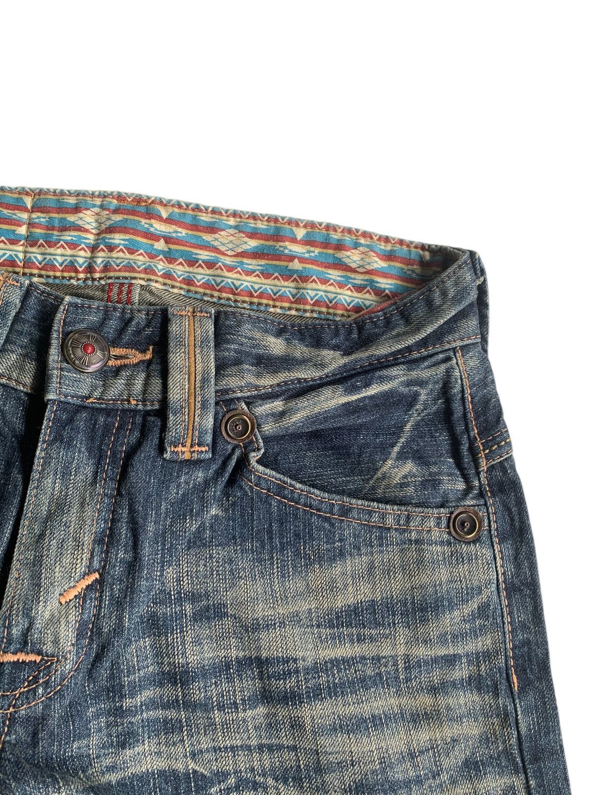 Edwin EDWIN XV MUDMAX HIPPIES STYLE FADED & RUSTY DISTRESSED DENIM Size US 28 / EU 44 - 14 Thumbnail