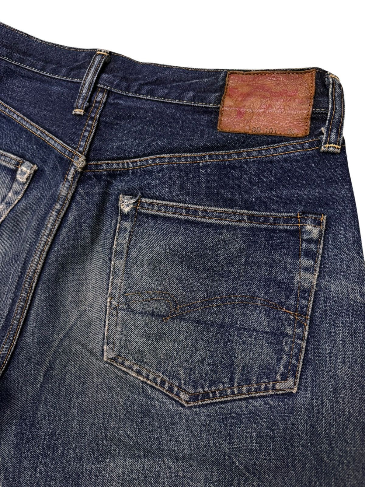 Studio D'Artisan Vintage 00s Studio D’Artisan SD-101 Osaka Era Selvedge Denim Size US 30 / EU 46 - 11 Thumbnail
