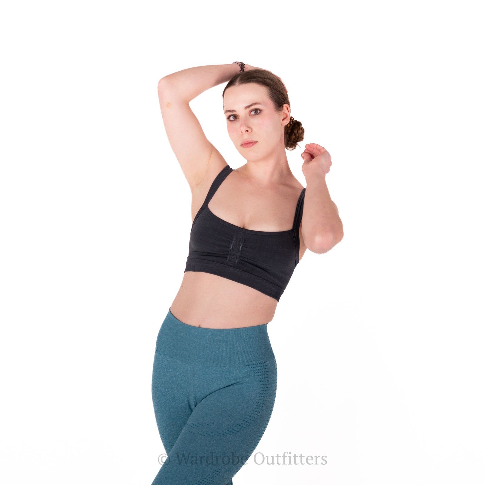 Athleta Athleta Gray Sports Bra Size ONE SIZE - 4 Thumbnail