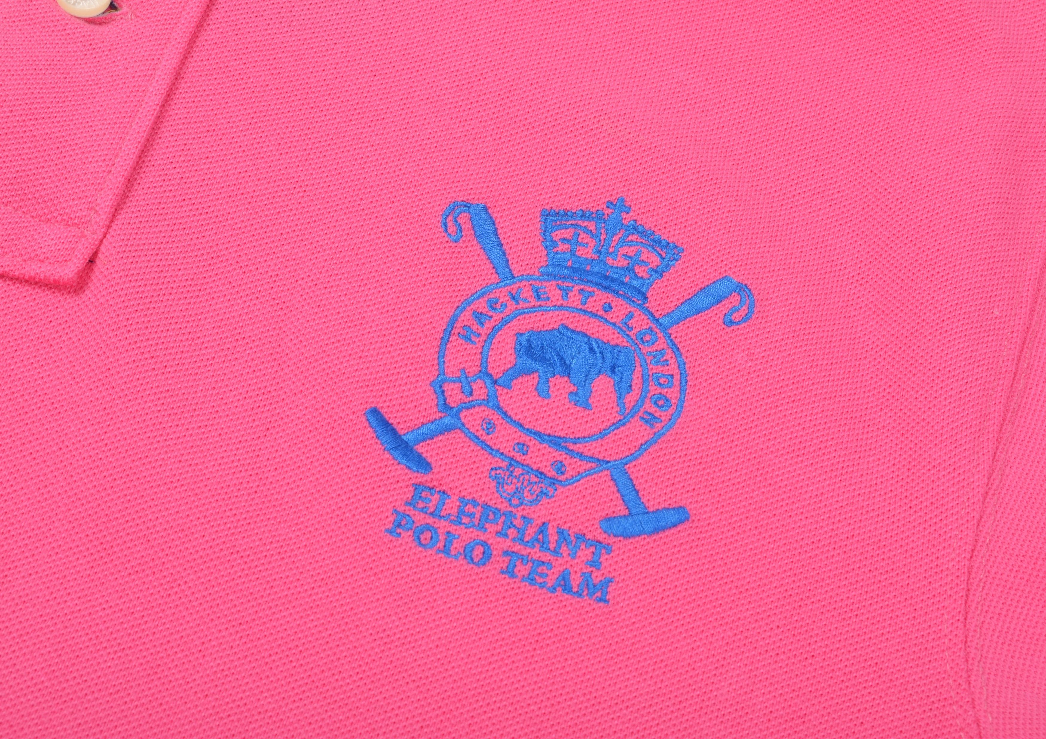Hackett Hackett Elephant Polo Team Soft Pink Polo Shirt Size US M / EU 48-50 / 2 - 4 Thumbnail