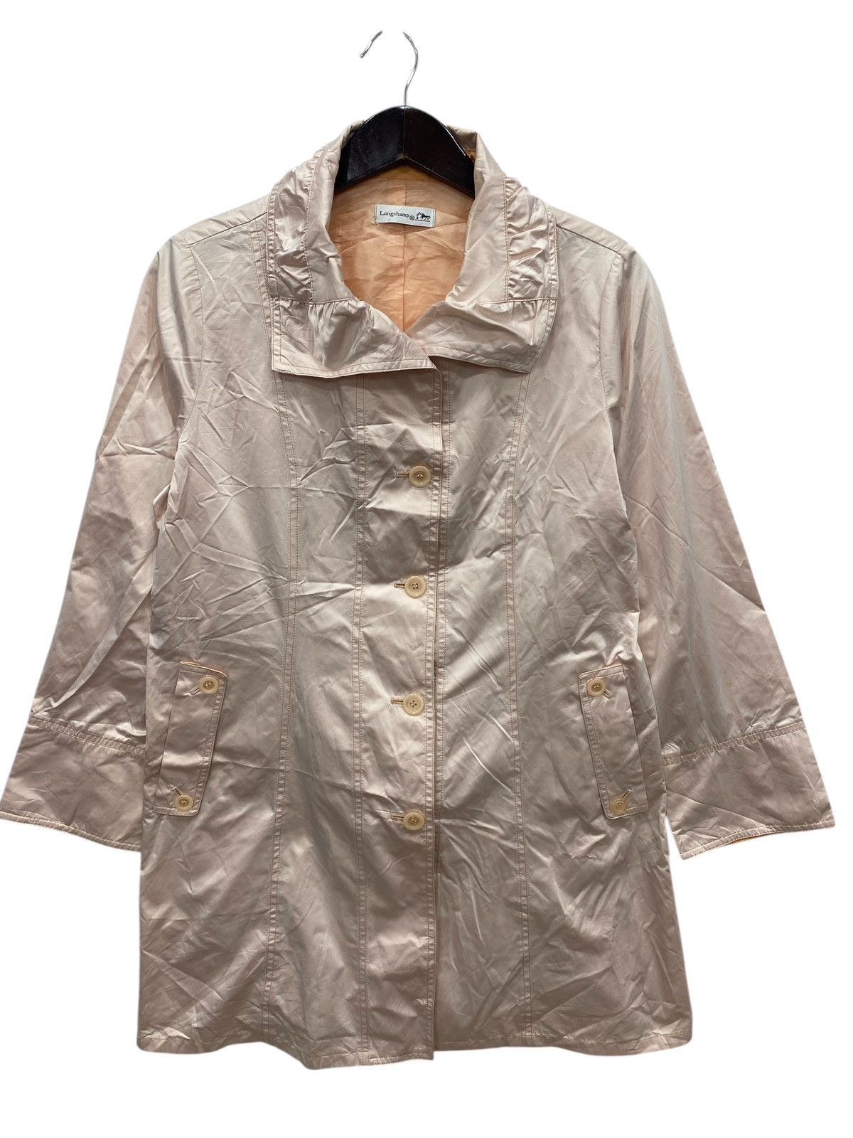 Longchamp 💥VINTAGE LONGCHAMP Long Jacket button down sweater Size L / US 10 / IT 46 - 1 Thumbnail