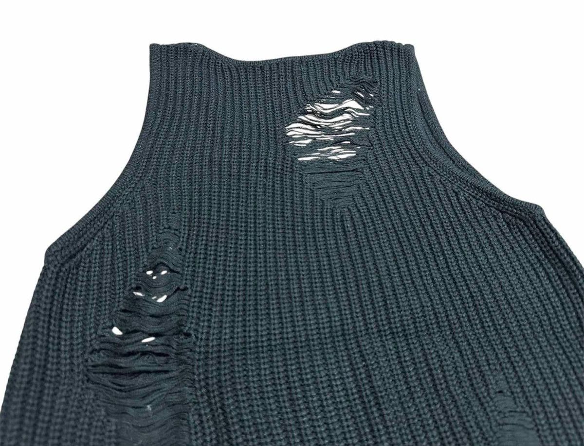 Hysteric Glamour × If Six Was Nine × Japanese Brand 🔥Sick Y2K Sly Lang Distressed Knit Sleeveless Goth Punk Size US M / EU 48-50 / 2 - 7 Thumbnail