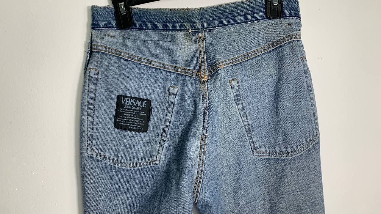 Versace VINTAGE VERSACE BAGGY JEANS 28 Size 28" / US 6 / IT 42 - 8 Thumbnail