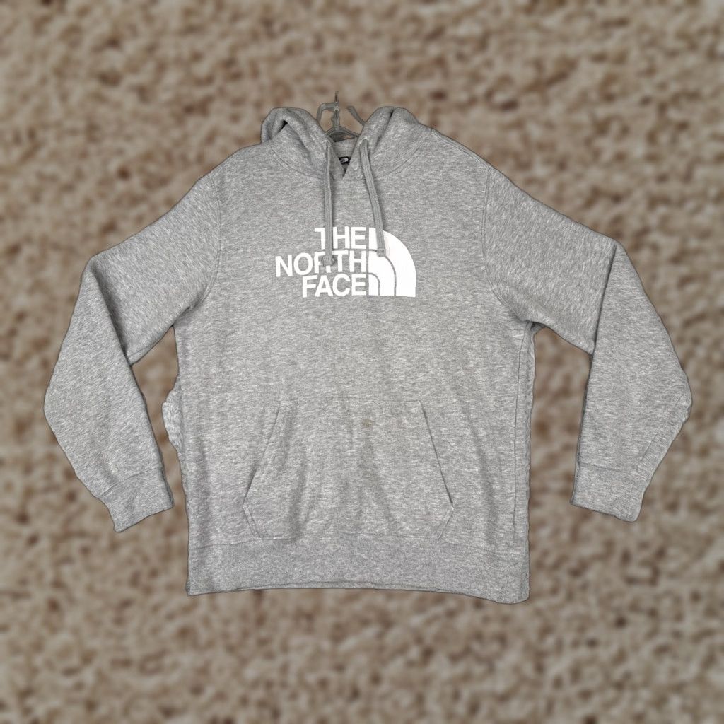 The North Face The North Face Men's Hoodie Pullover Gray Cotton Blend Cotton Jersey Pocket Drawstring Crew Neck M Size US M / EU 48-50 / 2 - 1 Thumbnail