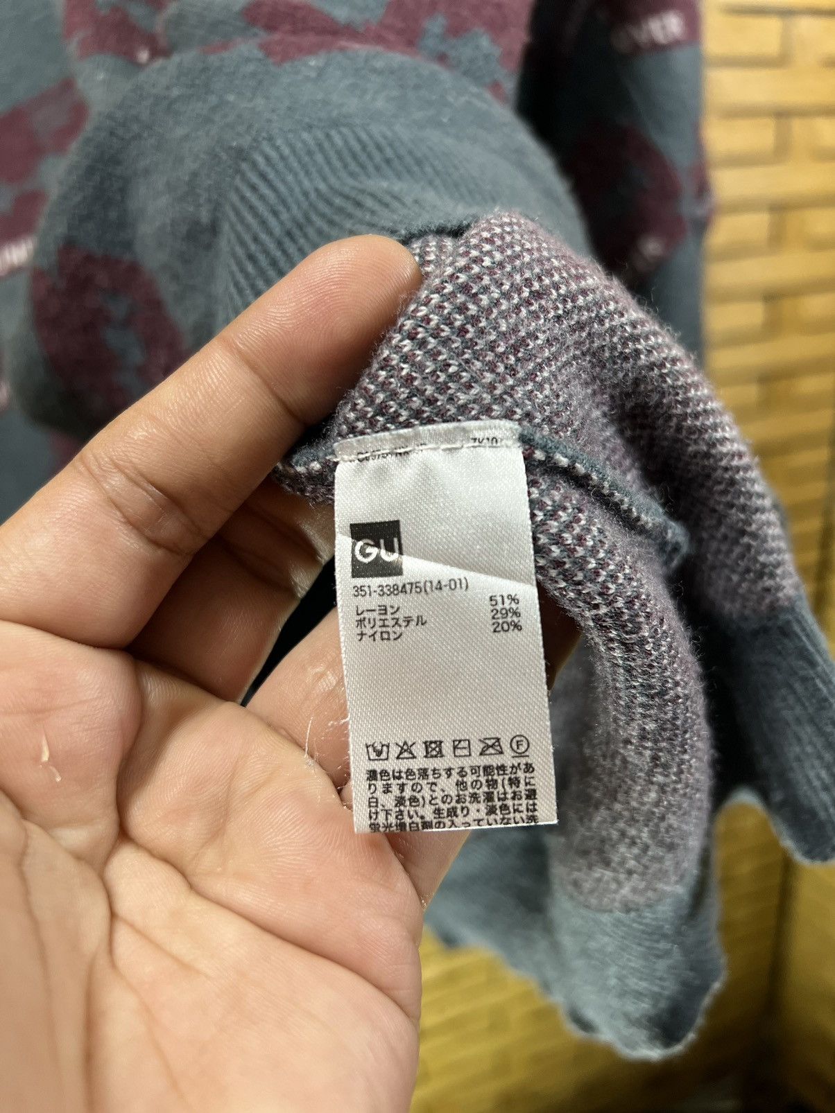 GU × Undercover GU x UNDERCOVER RAZOR BLADE SWEATSHIRT Size US L / EU 52-54 / 3 - 5 Thumbnail