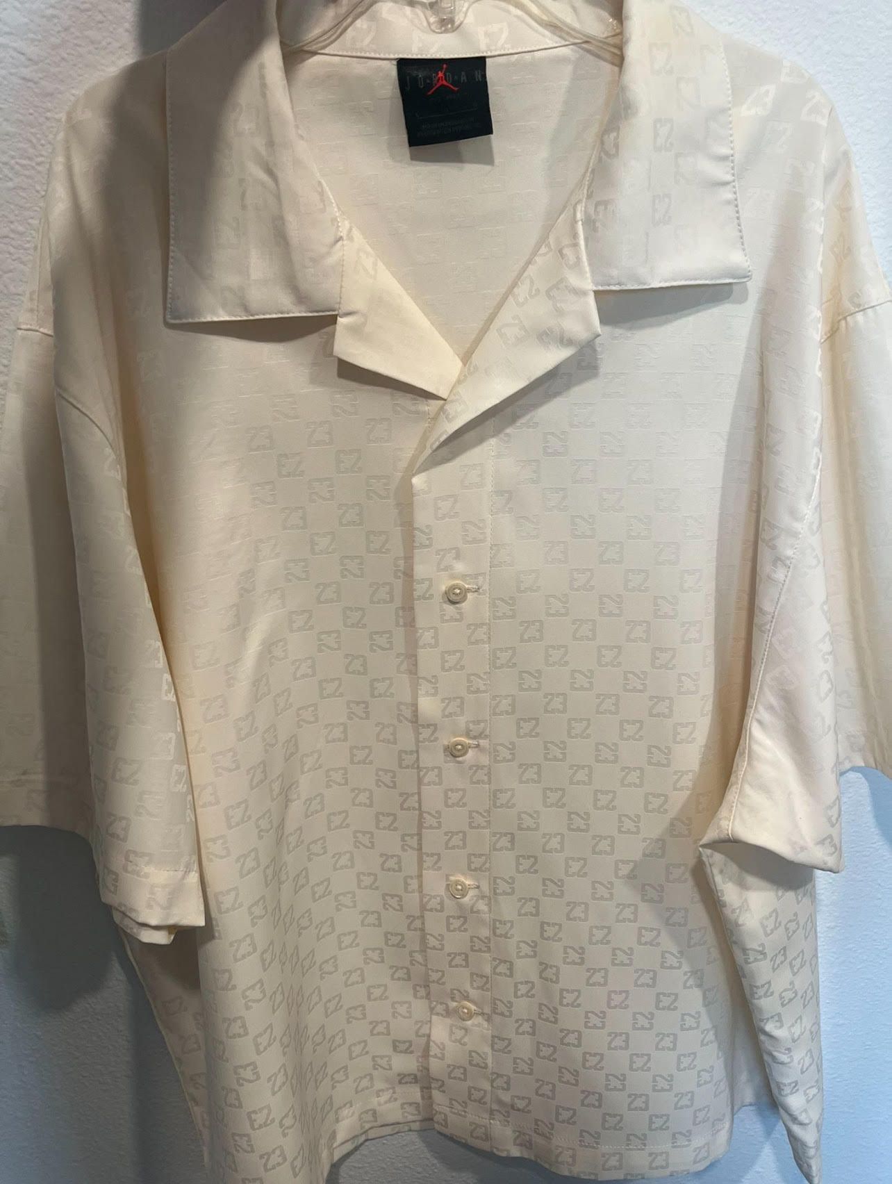 Jordan Brand × Nike Jordan Essentials Button Down Hawaiian Casual Shirt Size US L / EU 52-54 / 3 - 1 Thumbnail